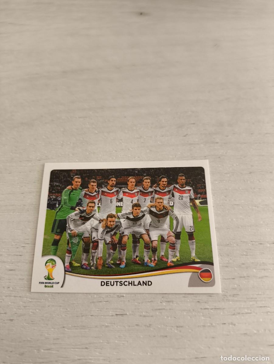Cromos de F&uacute;tbol: 489 EQUIPO TEAM ALEMANIA PANINI FIFA MUNDIAL WORLD CUP BRASIL 2014 NO LIGA ESTE