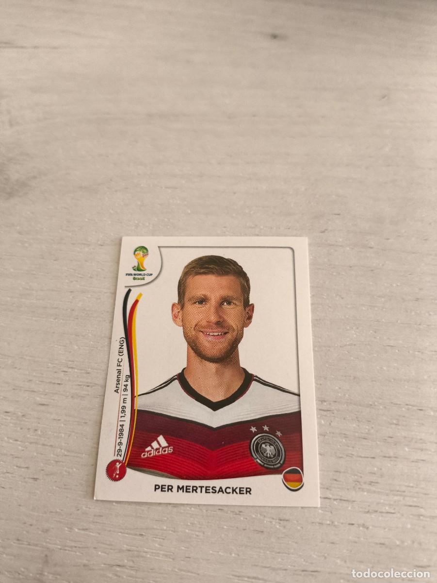 Cromos de F&uacute;tbol: 492 Per Mertesacker ALEMANIA PANINI FIFA MUNDIAL WORLD CUP BRASIL 2014 NO LIGA ESTE