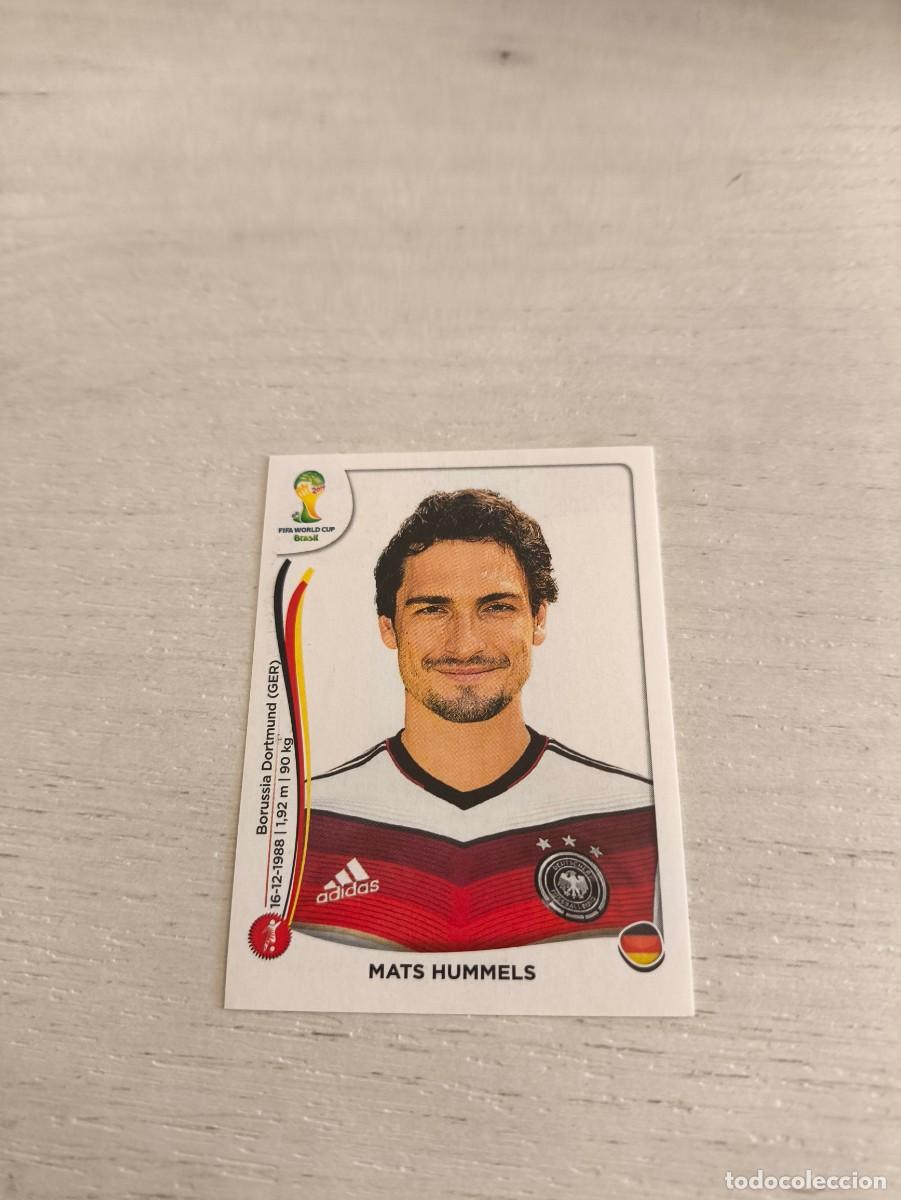Cromos de F&uacute;tbol: 494 Mats Hummels ALEMANIA PANINI FIFA MUNDIAL WORLD CUP BRASIL 2014 NO LIGA ESTE