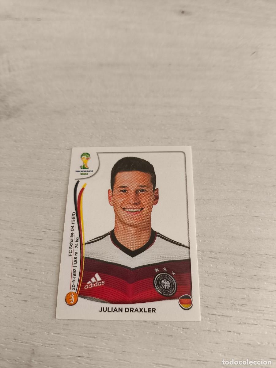 Cartes &agrave; collectionner de Football: 501 Julian Draxler ALEMANIA PANINI FIFA MUNDIAL WORLD CUP BRASIL 2014 NO LIGA ESTE