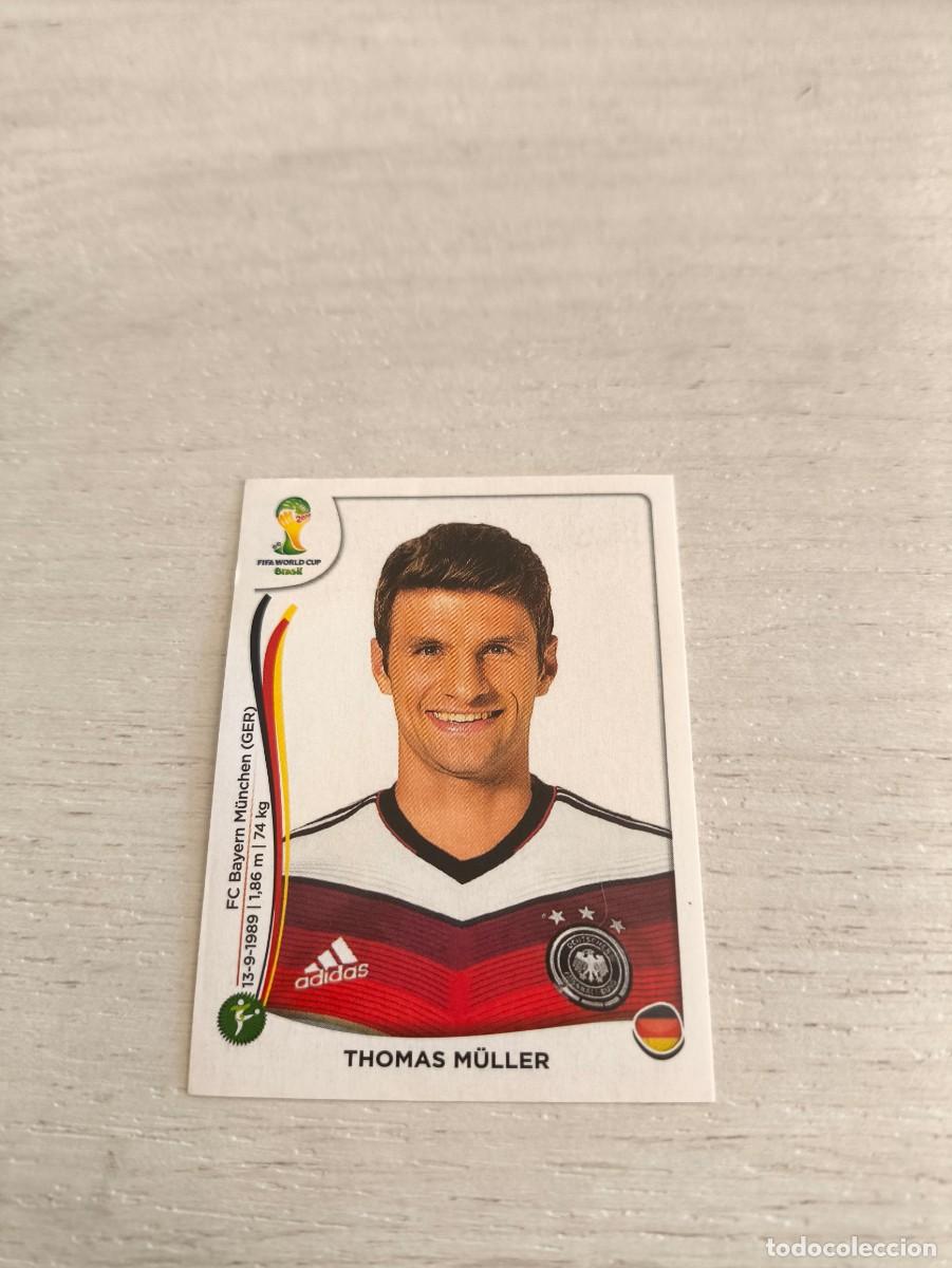 Cromos de F&uacute;tbol: 505 Thomas M&uuml;ller ALEMANIA PANINI FIFA MUNDIAL WORLD CUP BRASIL 2014 NO LIGA ESTE