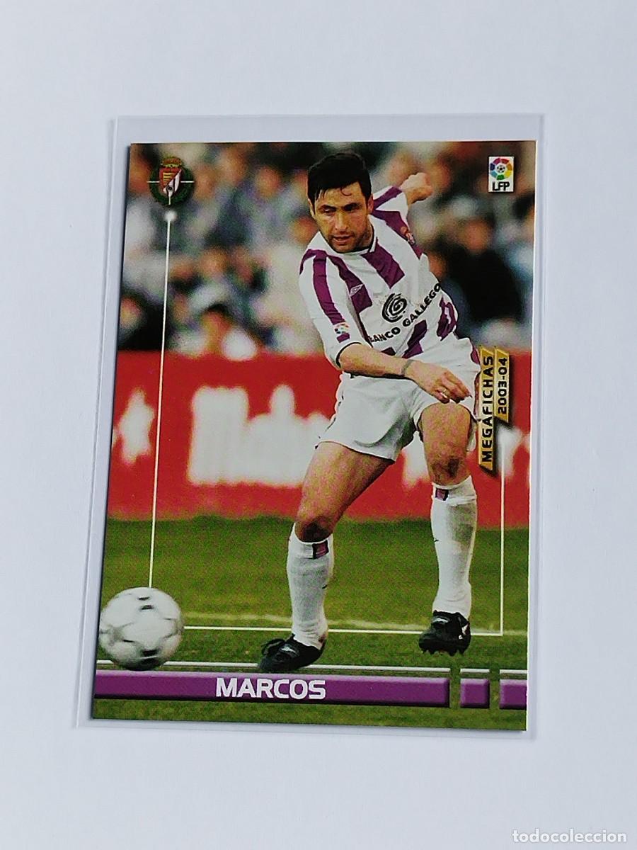 Cromos de F&uacute;tbol: MARCOS #314 REAL VALLDOLID - PANINI MEGACRACKS LA LIGA 2003 2004 - MEGAFICHAS 03 04 CROMO