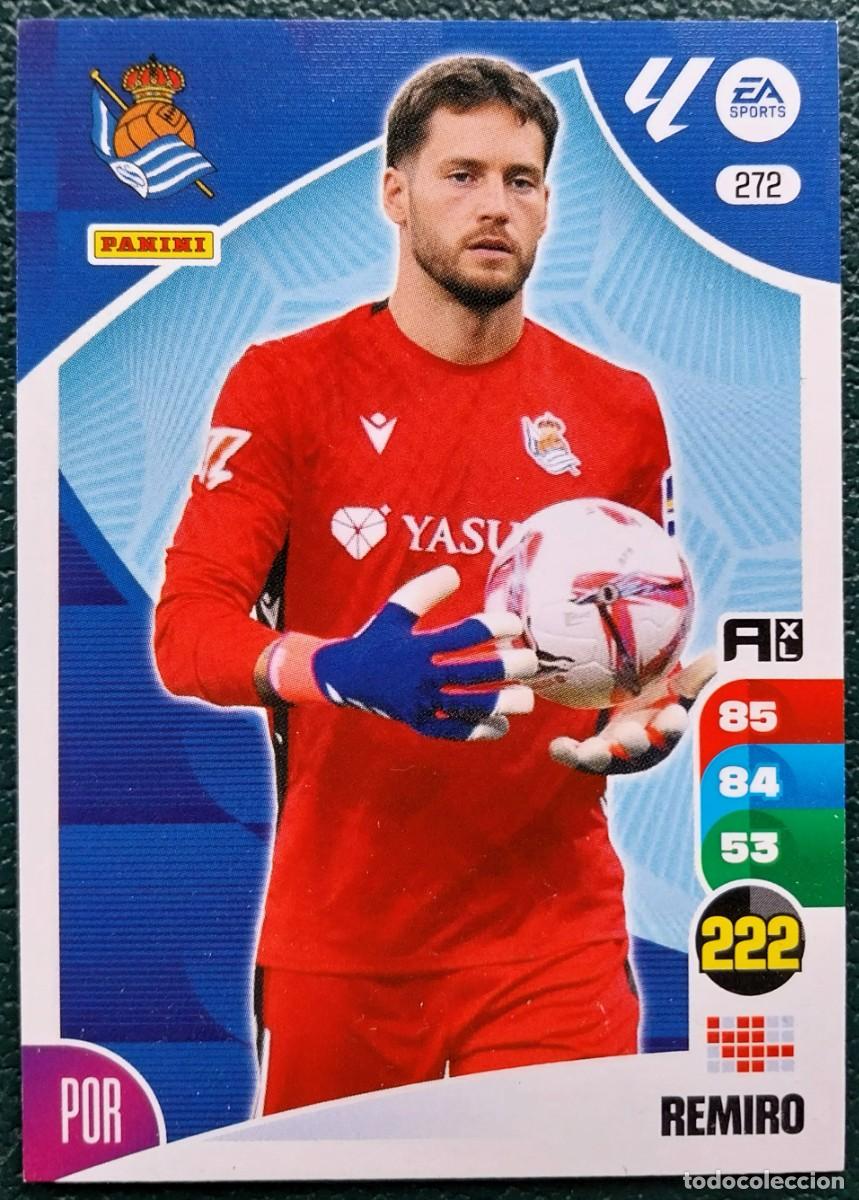 Cromos de F&uacute;tbol: 272 REMIRO REAL SOCIEDAD FICHAS ALBUM ADRENALYN XL 2024 2025 24 25