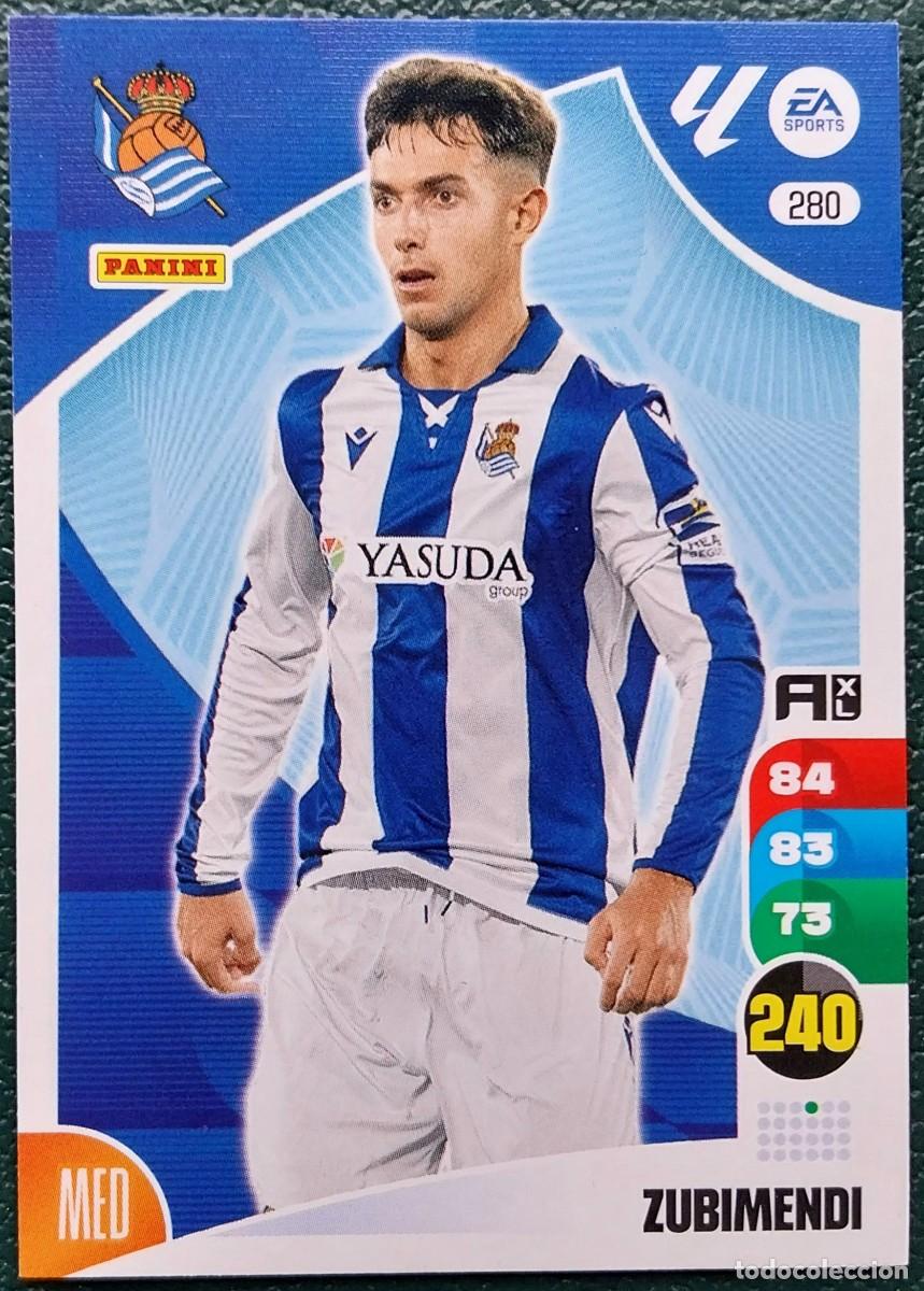 Cromos de F&uacute;tbol: 280 ZUBIMENDI REAL SOCIEDAD FICHAS ALBUM ADRENALYN XL 2024 2025 24 25