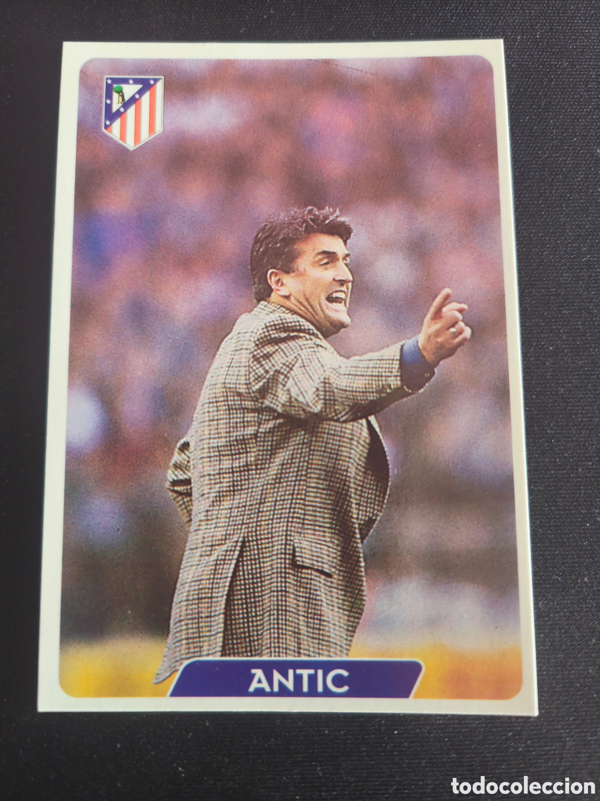 Cromos de F&uacute;tbol: 236 Antic Atletico Madrid LAS FICHAS DE LA LIGA MUNDICROMO 1995 1996 95 96