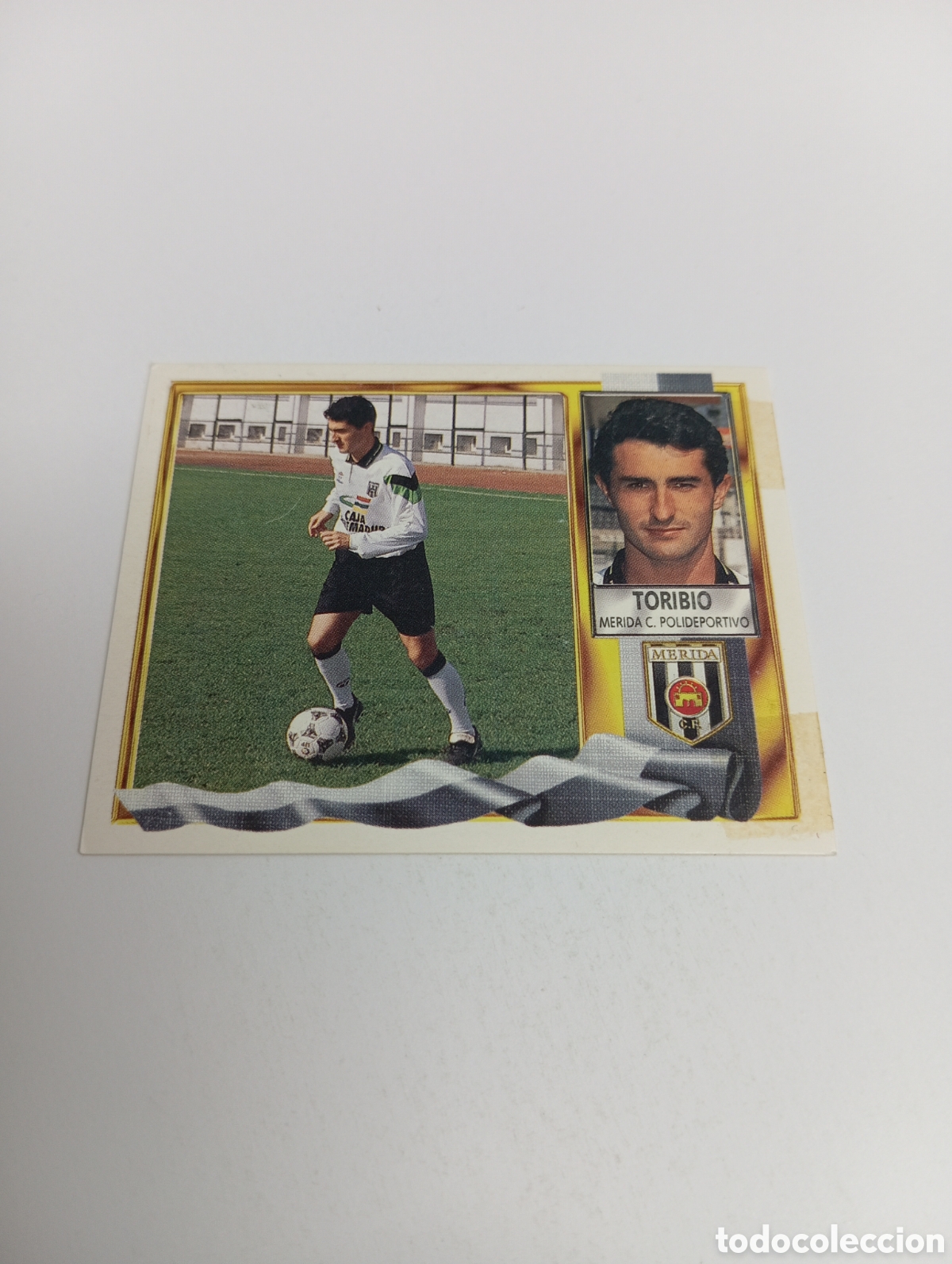 Cromos de F&uacute;tbol: TORIBIO M&eacute;rida Liga Este 1995 1996 NUEVO SIN PEGAR PANINI 95 96