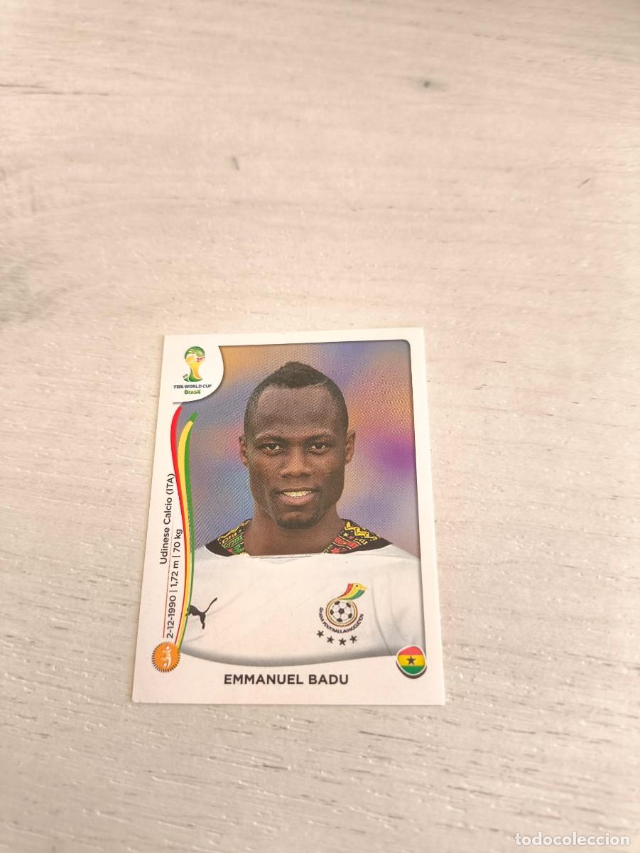 Cromos de F&uacute;tbol: 535 Emmanuel Badu GHANA PANINI FIFA MUNDIAL WORLD CUP BRASIL 2014 NO LIGA ESTE