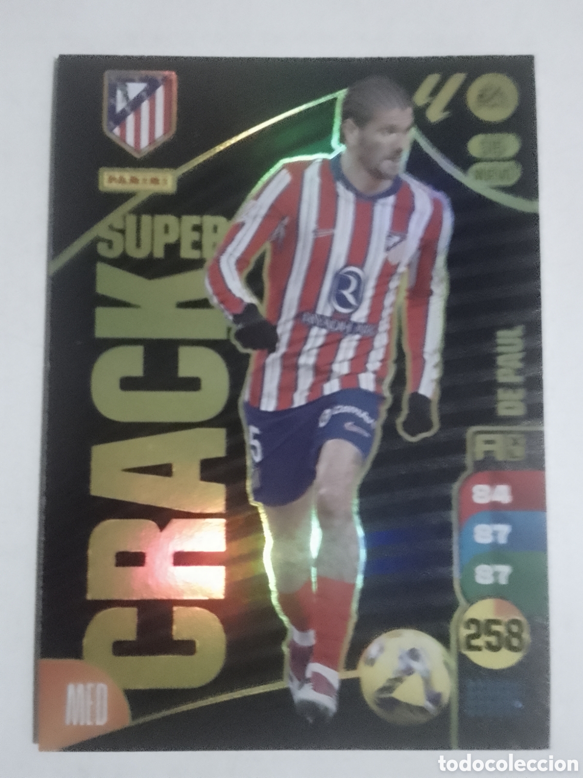 Cromos de F&uacute;tbol: Adrenalyn XL 2024-25 n&deg; 515 De Paul &bull; Atl&eacute;tico de Madrid. SUPER CRACK NUEVO.
