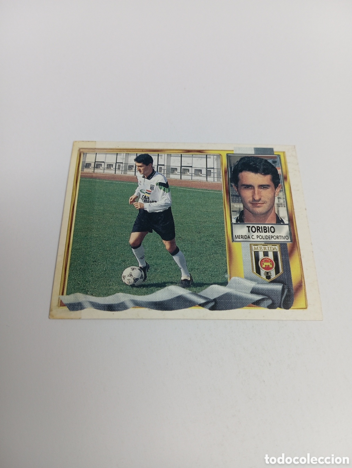 Cromos de F&uacute;tbol: TORIBIO M&eacute;rida Liga Este 1995 1996 NUEVO SIN PEGAR PANINI 95 96