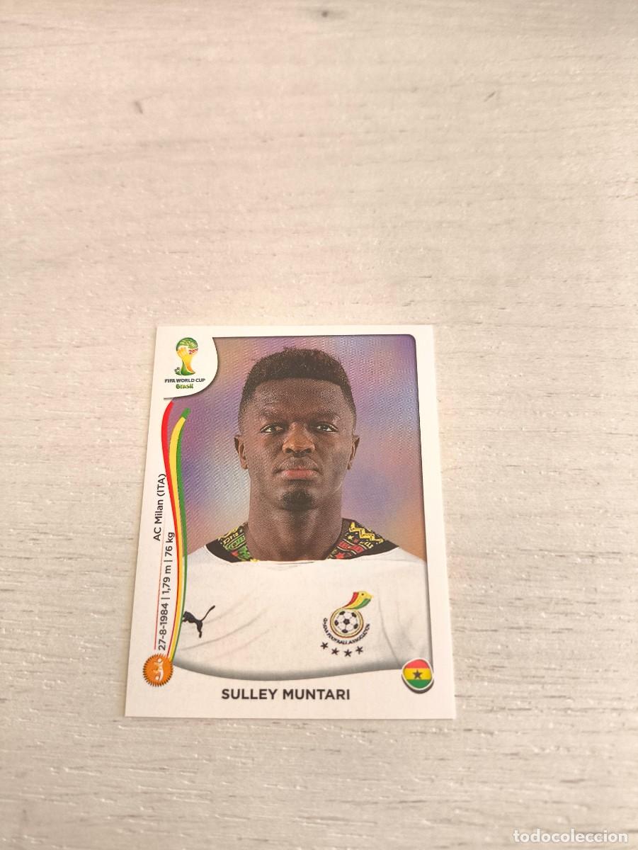 Cromos de F&uacute;tbol: 537 Sulley Muntari GHANA PANINI FIFA MUNDIAL WORLD CUP BRASIL 2014 NO LIGA ESTE
