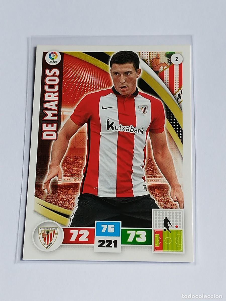 Cromos de F&uacute;tbol: DE MARCOS #2 ATHLETIC CLUB - ADRENALYN XL LA LIGA BBVA 2015 2016 - PANINI 15 16 CROMO FUTBOL