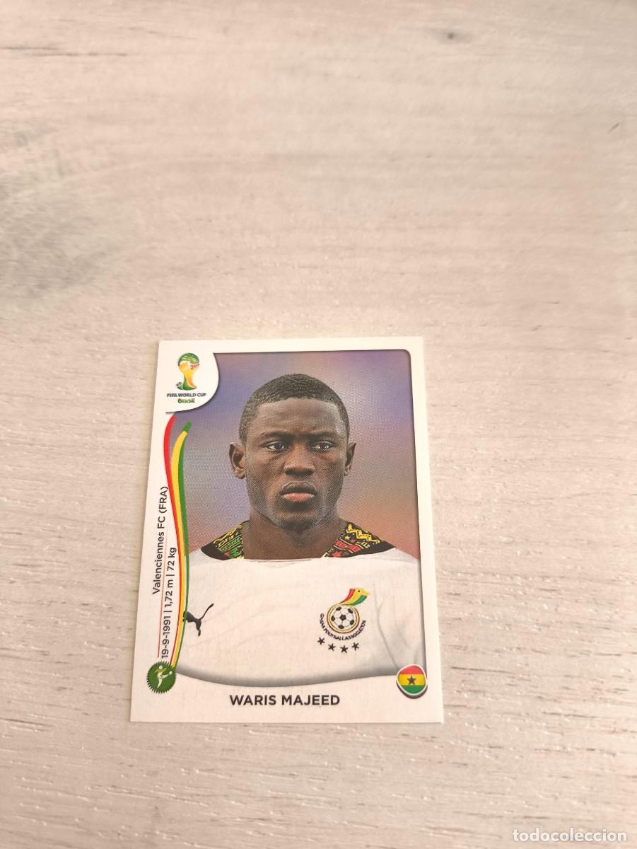 Cromos de F&uacute;tbol: 540 Waris Majeed GHANA PANINI FIFA MUNDIAL WORLD CUP BRASIL 2014 NO LIGA ESTE