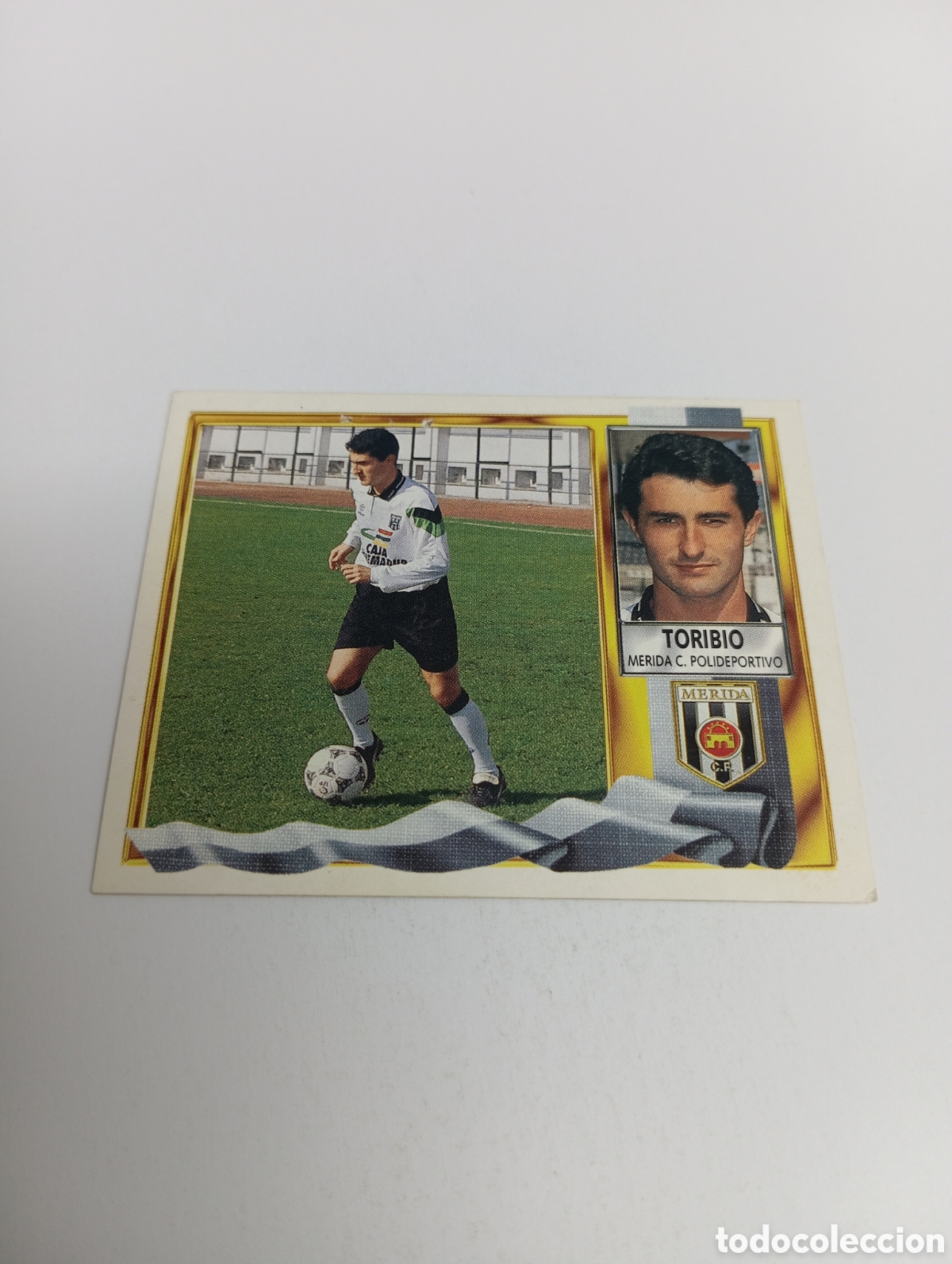 Cromos de F&uacute;tbol: TORIBIO M&eacute;rida Liga Este 1995 1996 NUEVO SIN PEGAR PANINI 95 96