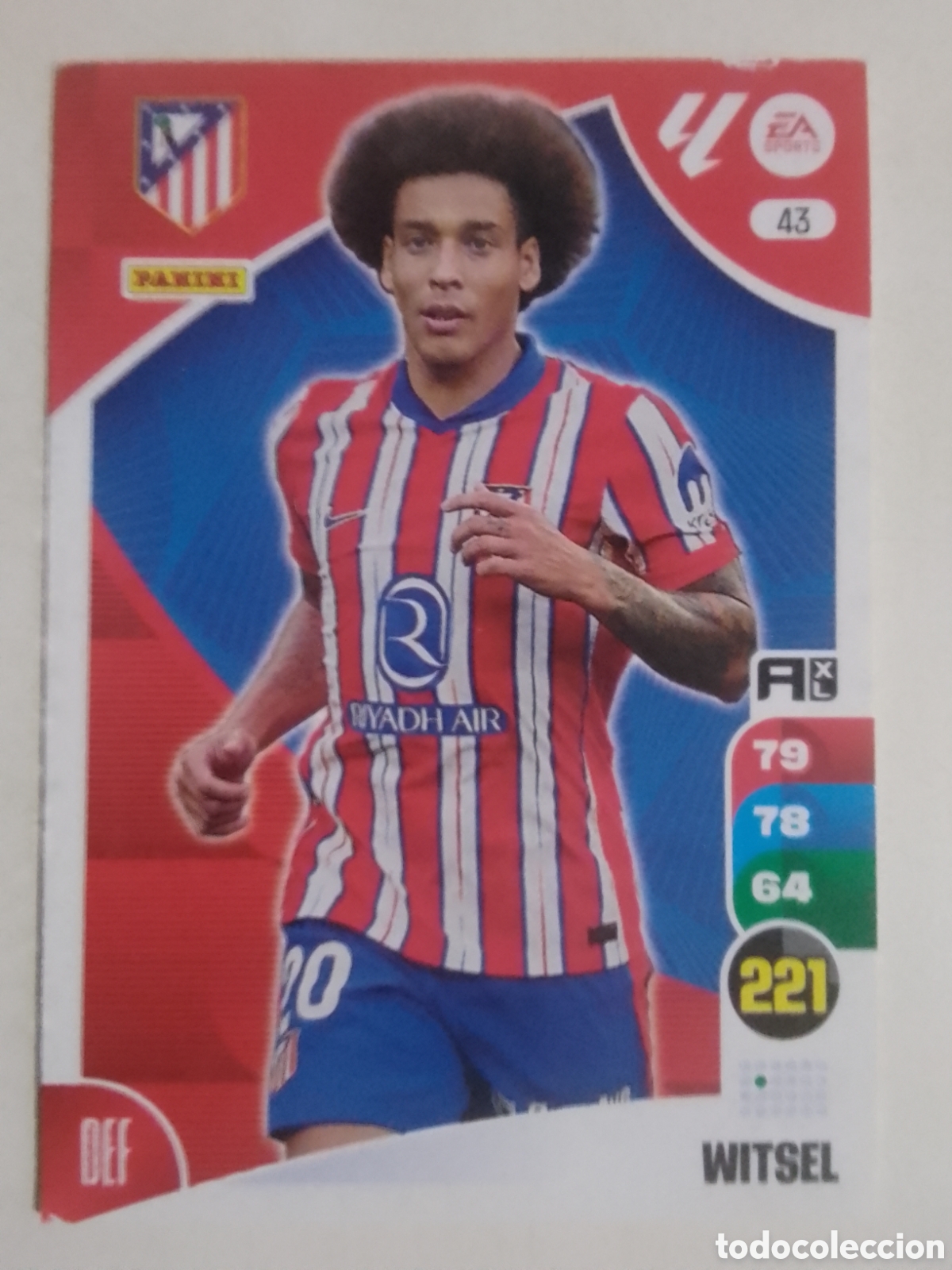 Cromos de F&uacute;tbol: Adrenalyn XL 2024-25 n&deg; 43 Witsel &bull; Atl&eacute;tico de Madrid.