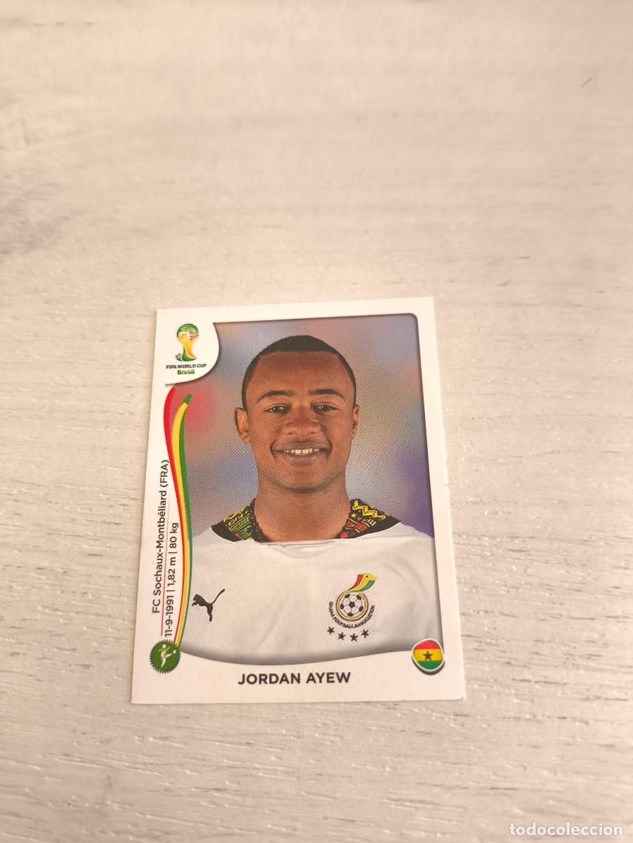Cromos de F&uacute;tbol: 543 Jordan Ayew GHANA PANINI FIFA MUNDIAL WORLD CUP BRASIL 2014 NO LIGA ESTE