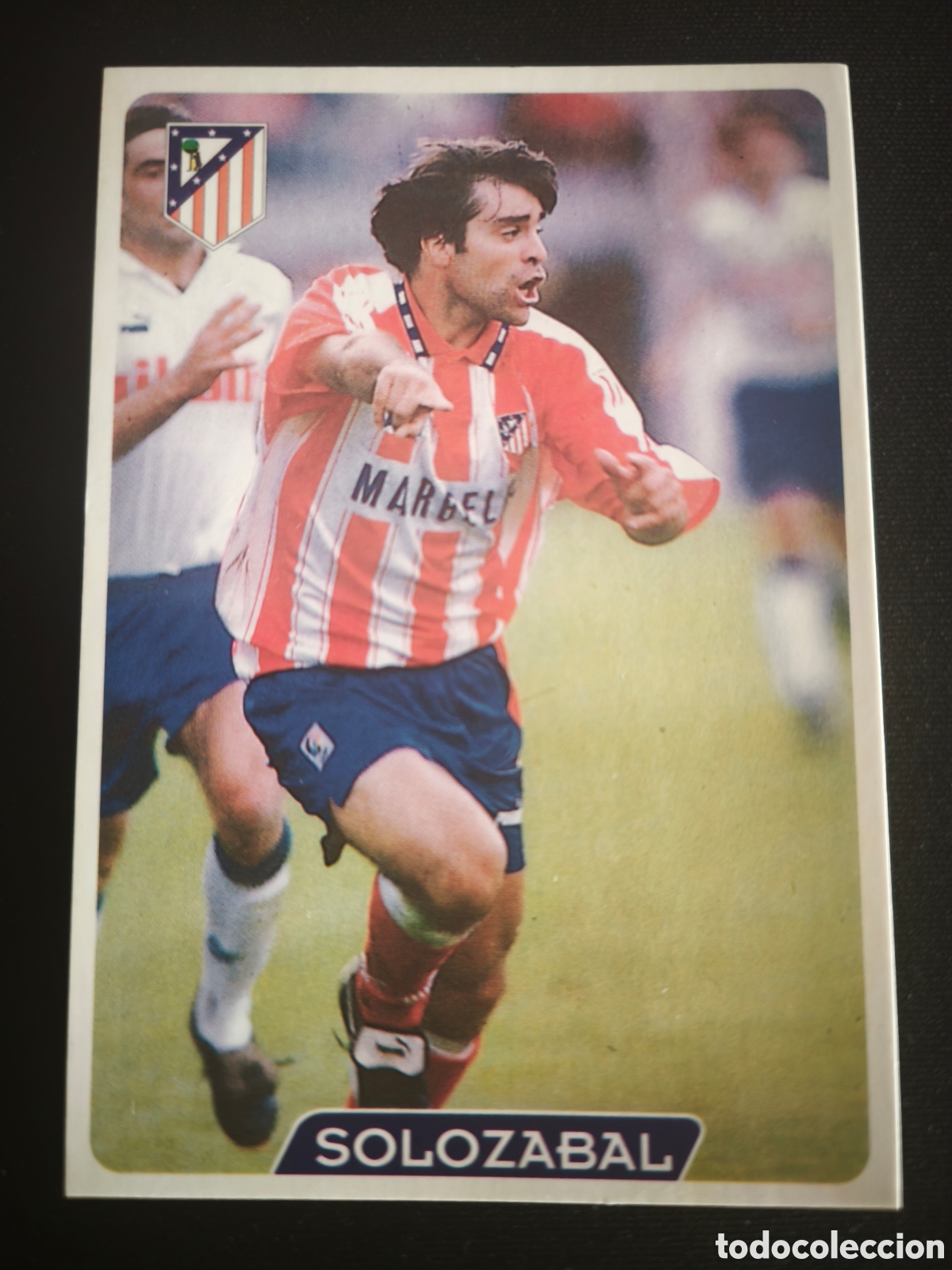 Cromos de F&uacute;tbol: 242 Solozabal Atletico Madrid LAS FICHAS DE LA LIGA MUNDICROMO 1995 1996 95 96