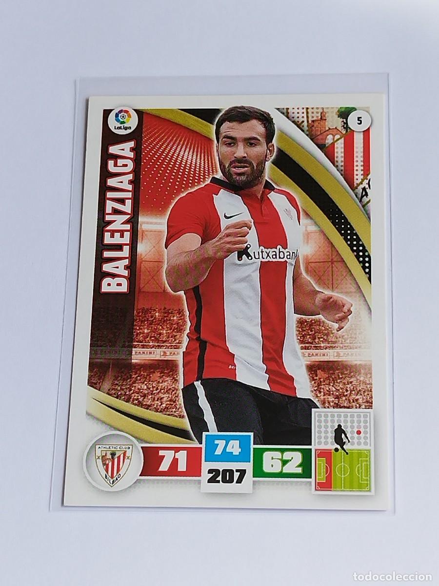 Cromos de F&uacute;tbol: BALENZIAGA #5 ATHLETIC CLUB - ADRENALYN XL LA LIGA BBVA 2015 2016 - PANINI 15 16 CROMO FUTBOL