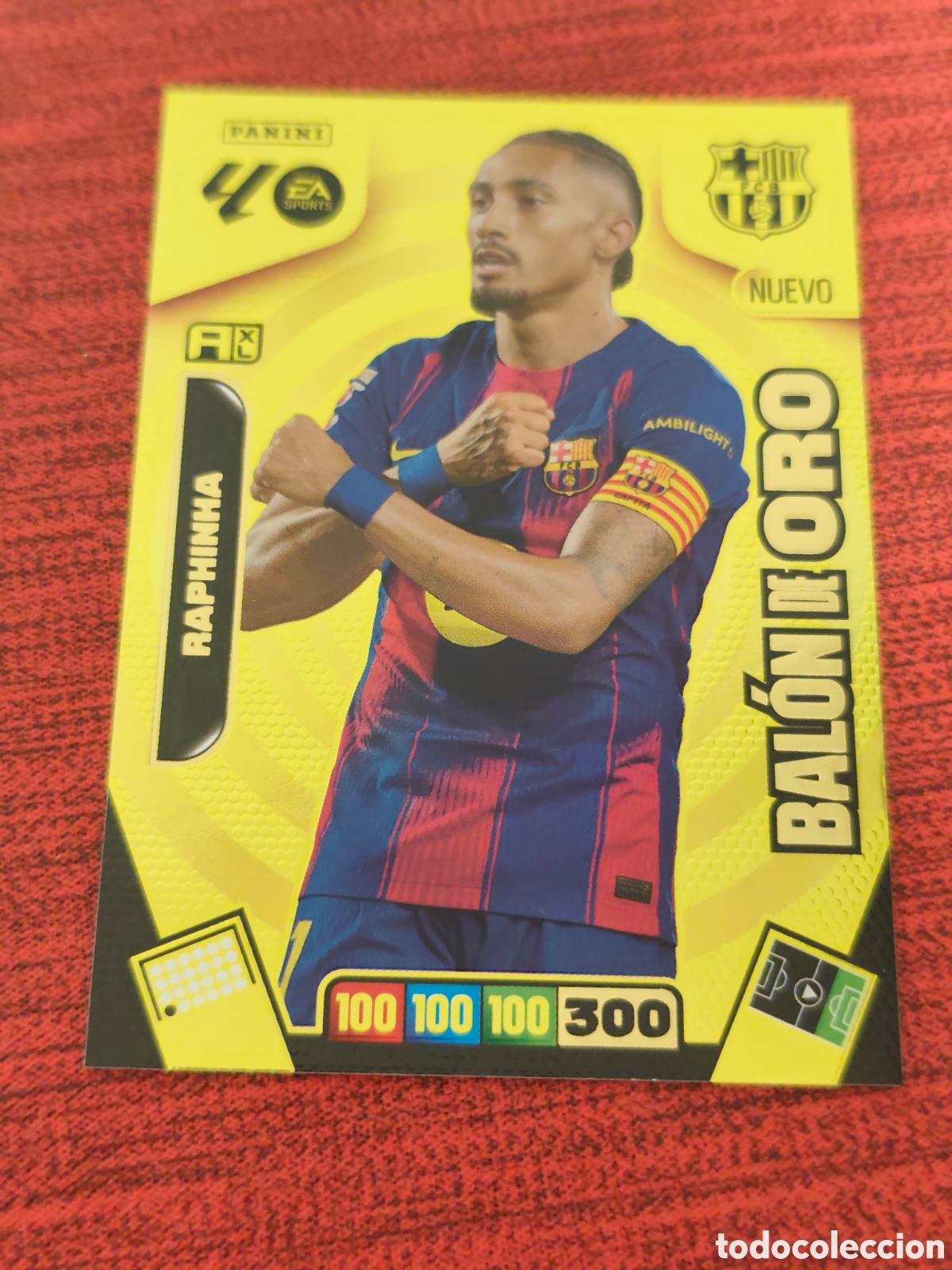 Cromos de F&uacute;tbol: NUEVO BAL&Oacute;N DE ORO RAPHINHA FC BARCELONA ADRENALYN XL 25 26