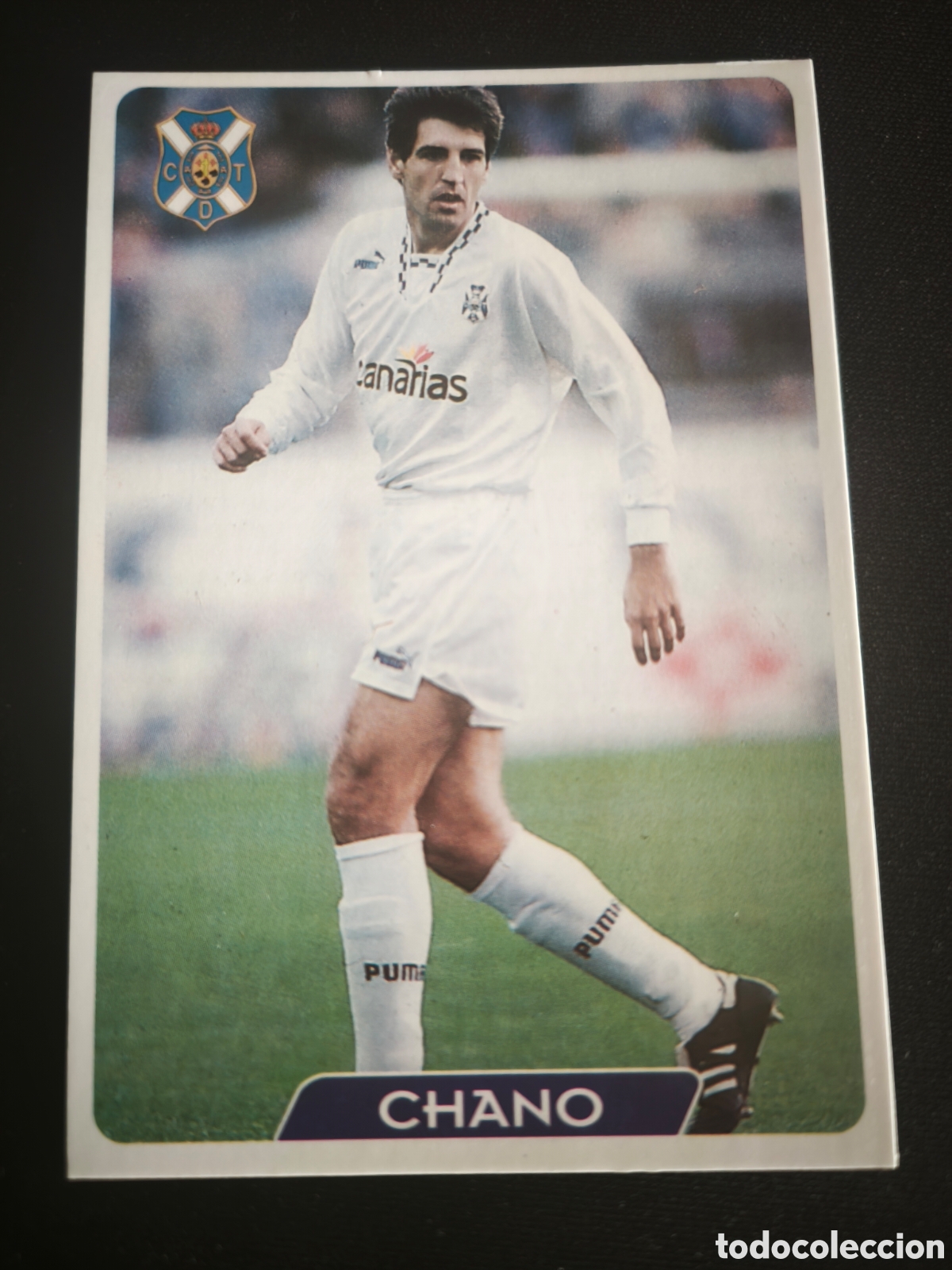 Cromos de F&uacute;tbol: 260 Chano Tenerife LAS FICHAS DE LA LIGA MUNDICROMO 1995 1996 95 96