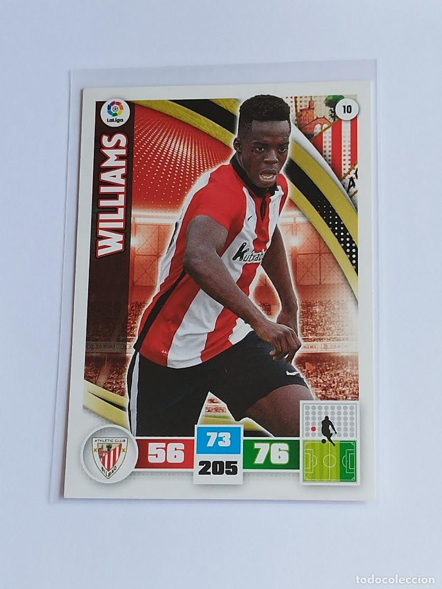 Cromos de F&uacute;tbol: WILLIAMS #10 ATHLETIC CLUB - ADRENALYN XL LA LIGA BBVA 2015 2016 - PANINI 15 16 CROMO FUTBOL