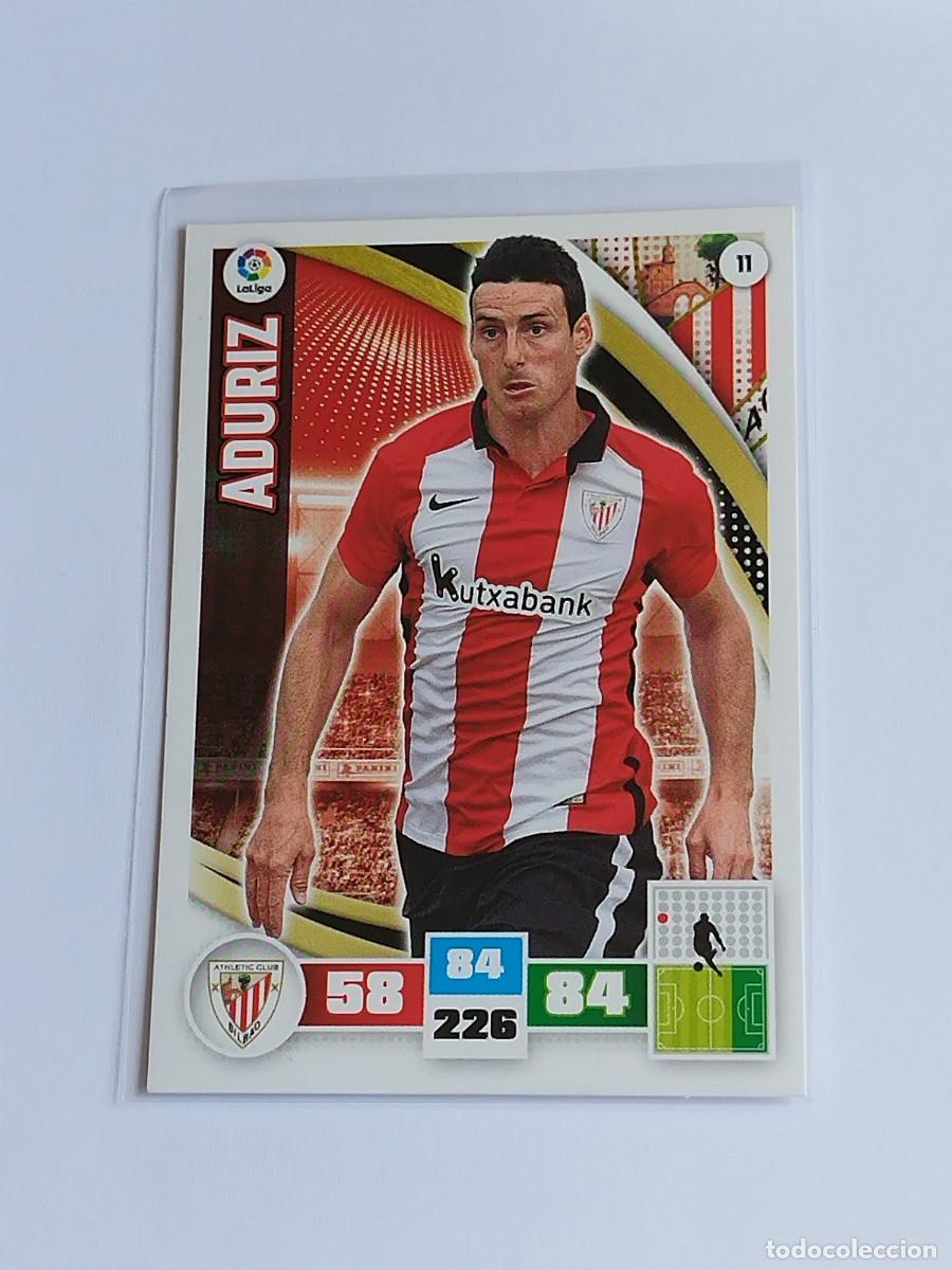 Cromos de F&uacute;tbol: ADURIZ #11 ATHLETIC CLUB - ADRENALYN XL LA LIGA BBVA 2015 2016 - PANINI 15 16 CROMO FUTBOL