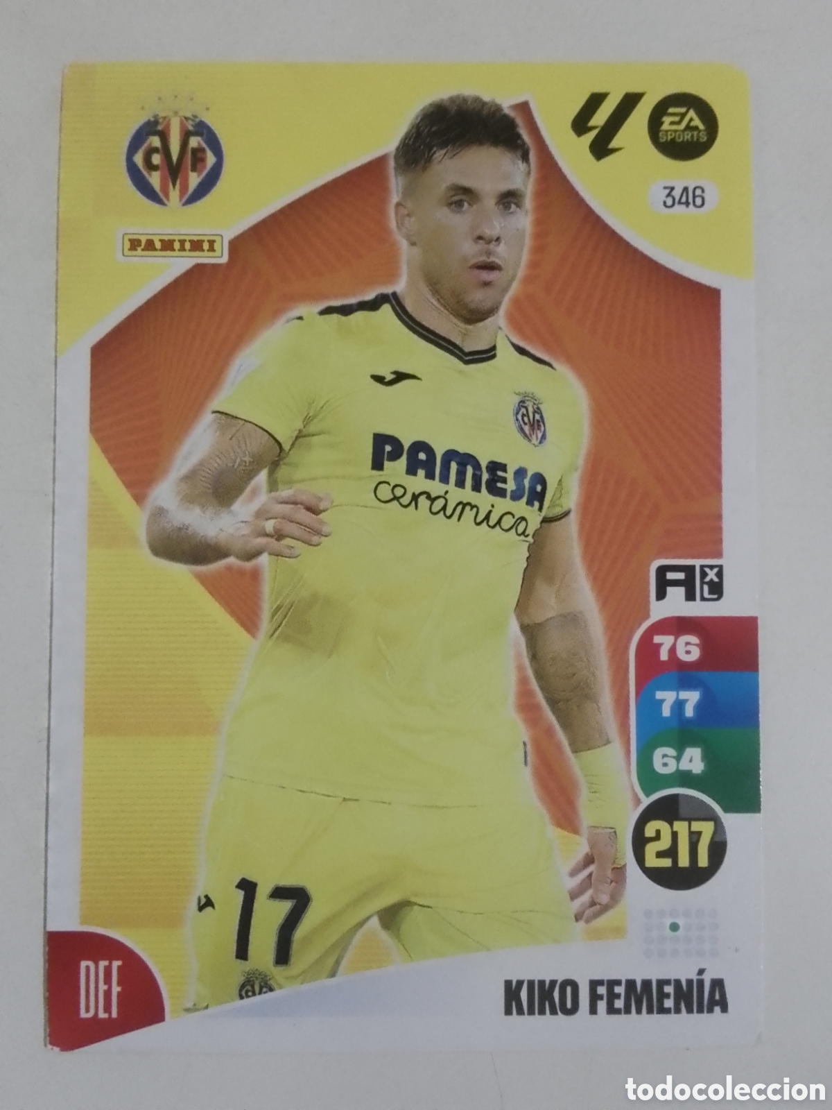 Cromos de F&uacute;tbol: Adrenalyn XL 2024-25 n&deg; 346 Kiko Femenia &bull; Villarreal.