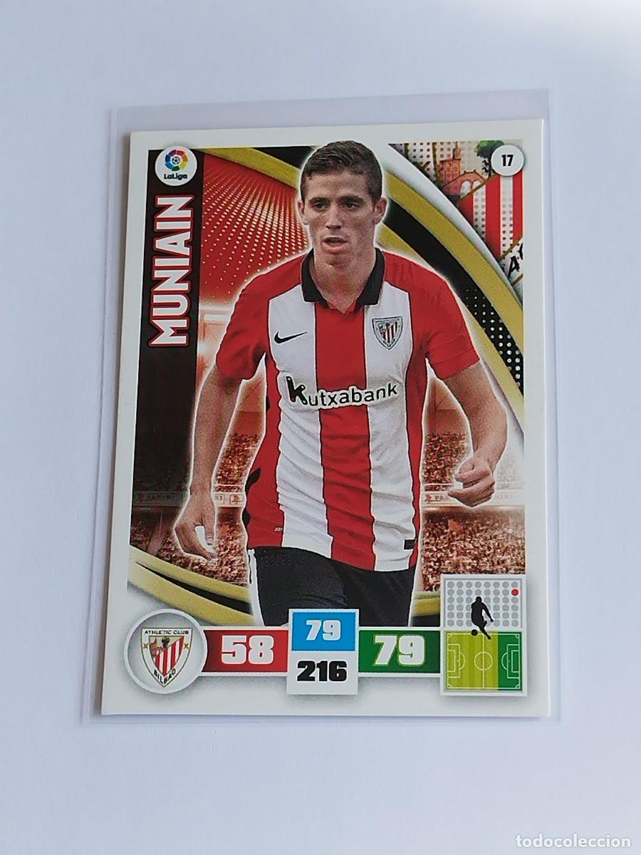 Cromos de F&uacute;tbol: MUNIAIN #17 ATHLETIC CLUB - ADRENALYN XL LA LIGA BBVA 2015 2016 - PANINI 15 16 CROMO FUTBOL