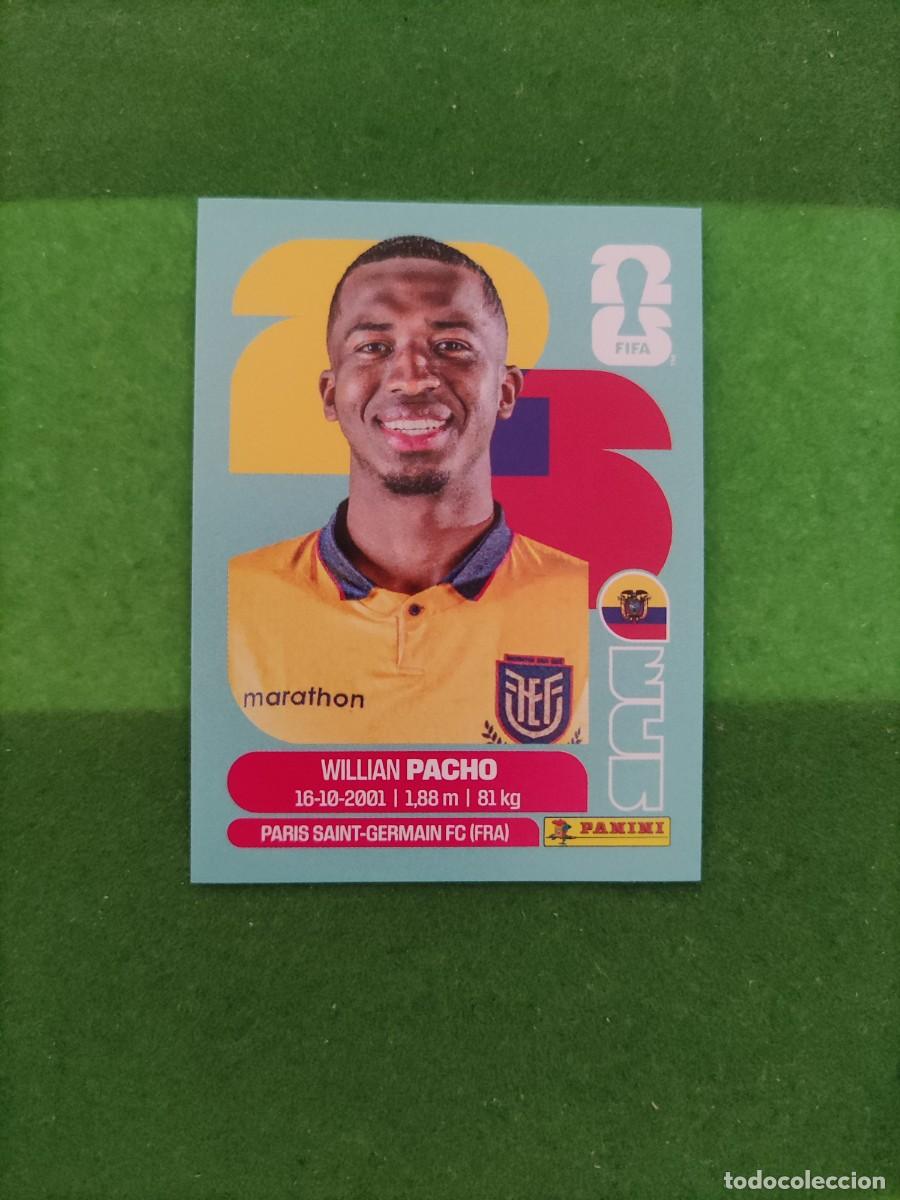 Fu&szlig;ball-Sticker: Pacho Ecuador ECU 6 Sticker Mundial 2026 FIFA World Cup / Sin pegar