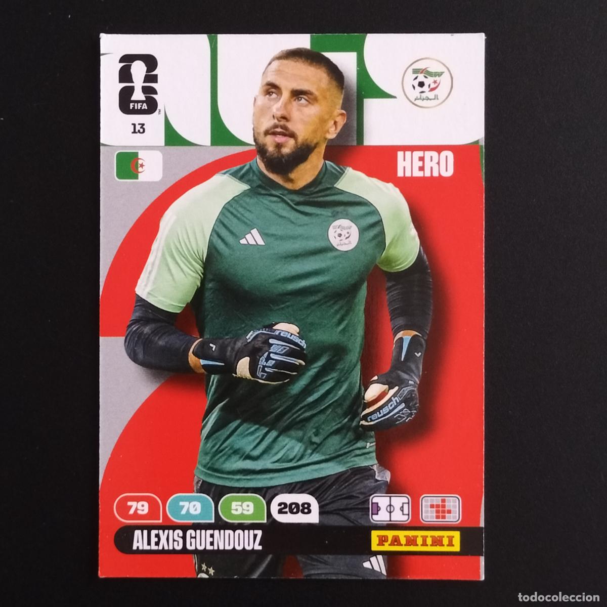 Cromos de F&uacute;tbol: 13 ALEXIS GUENDOUZ ARGELIA CROMOS ADRENALYN XL MUNDIAL 26 2026 FIFA WORLD CUP PANINI