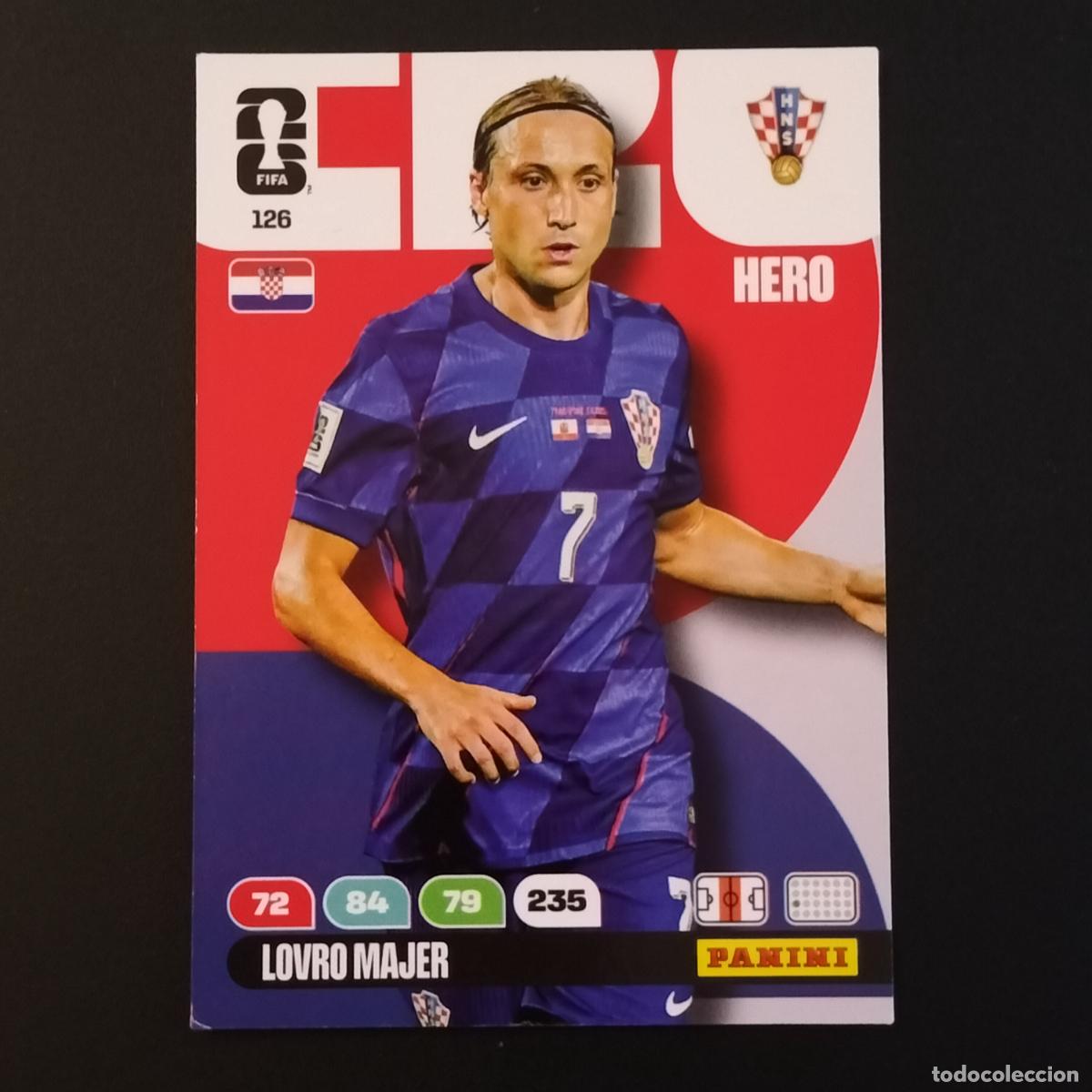 Cromos de F&uacute;tbol: 126 LOVRO MAJER CROACIA CROMOS ADRENALYN XL MUNDIAL 26 2026 FIFA WORLD CUP PANINI