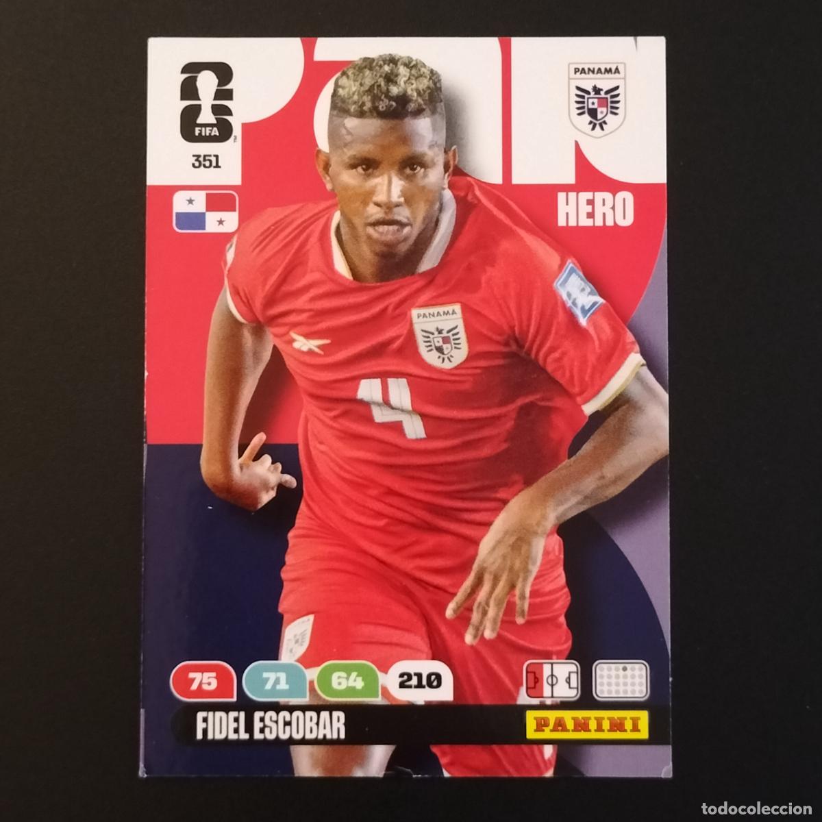 Cromos de F&uacute;tbol: 351 FIDEL ESCOBAR PANAMA CROMOS ADRENALYN XL MUNDIAL 26 2026 FIFA WORLD CUP PANINI