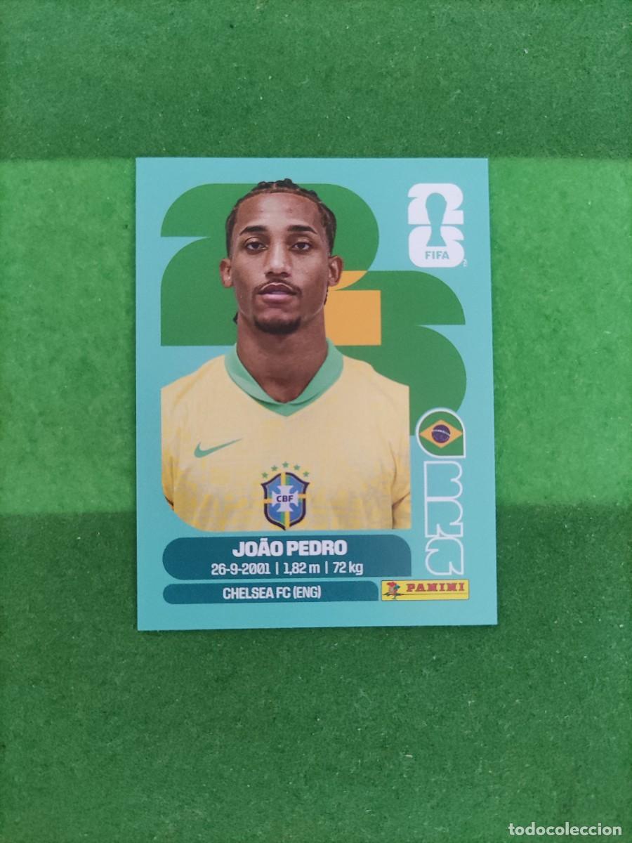 Cromos de F&uacute;tbol: Joao Pedro Brasil BRA 16 Sticker Mundial 2026 FIFA World Cup / Sin pegar