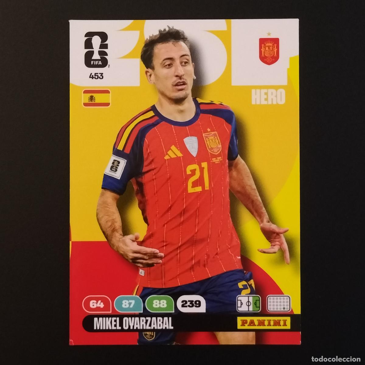 Cromos de F&uacute;tbol: 453 MIKEL OYARZABAL ESPA&Ntilde;A CROMOS ADRENALYN XL MUNDIAL 26 2026 FIFA WORLD CUP PANINI