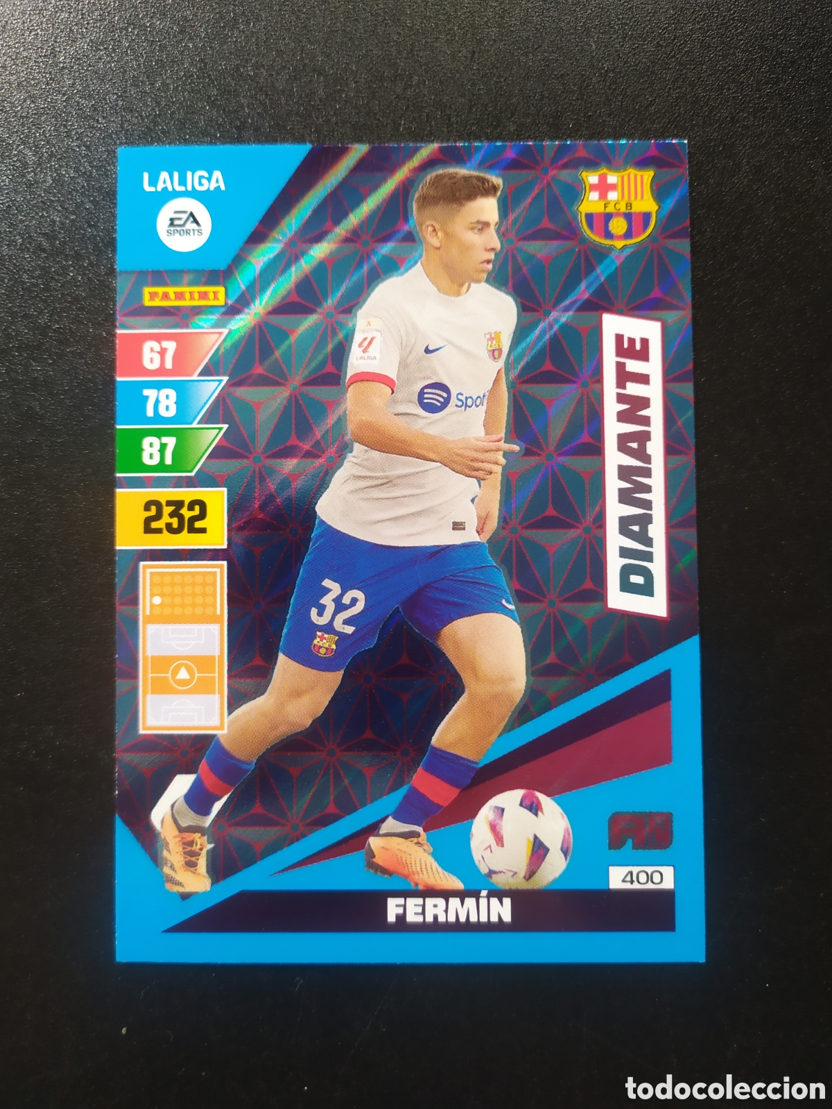 Cromos de F&uacute;tbol: Adrenalyn 2023 2024 23 24 panini Ferm&iacute;n diamante n&deg; 400 Barcelona