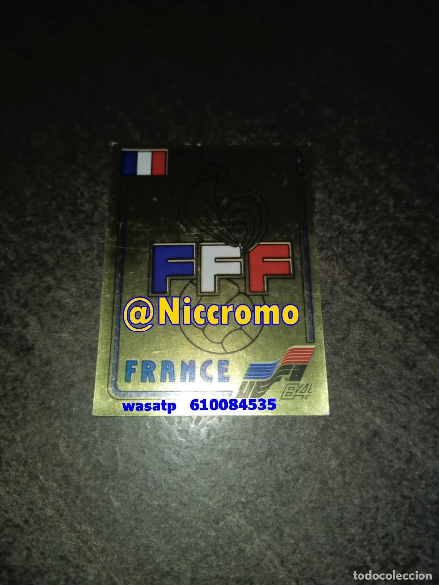 Cromos de F&uacute;tbol: escudo francia campeon n&ordm; 36 euro cup 84 france panini eurocopa mundial 1984 sin pegar ver fotos