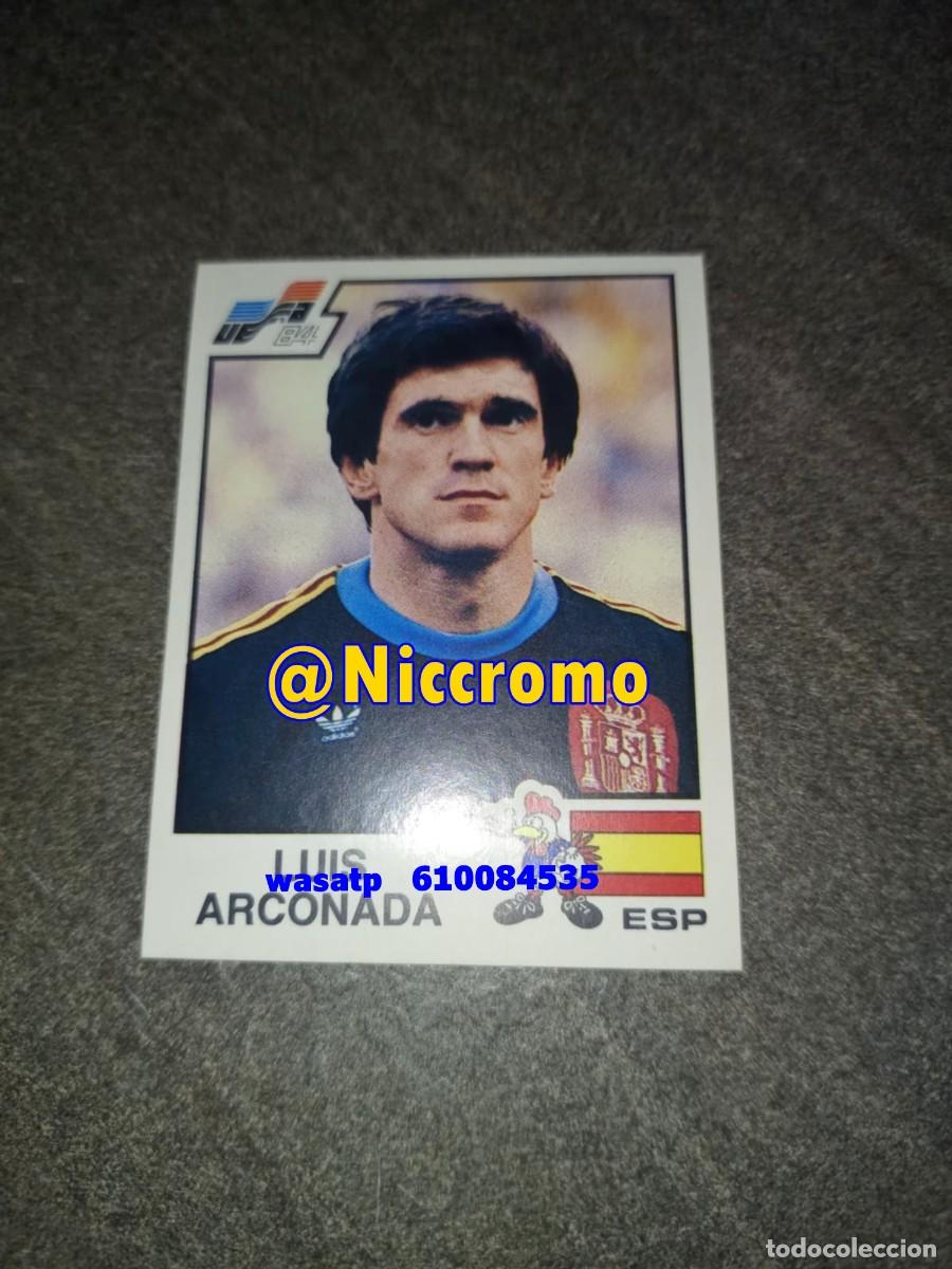 Cromos de F&uacute;tbol: arconada espa&ntilde;a n&ordm; 213 euro cup 84 france panini eurocopa mundial 1984 sin pegar ver fotos