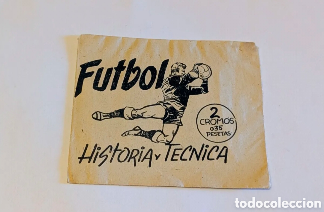 Figurine di Calcio: Raro sobre de cromos sin abrir f&uacute;tbol. Ediciones Generales. Futbol Historia y Tecnica