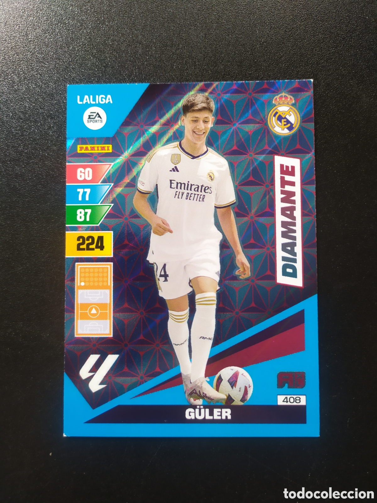 Cromos de F&uacute;tbol: Adrenalyn 2023 2024 23 24 panini Guler diamante n&deg; 408 Real Madrid
