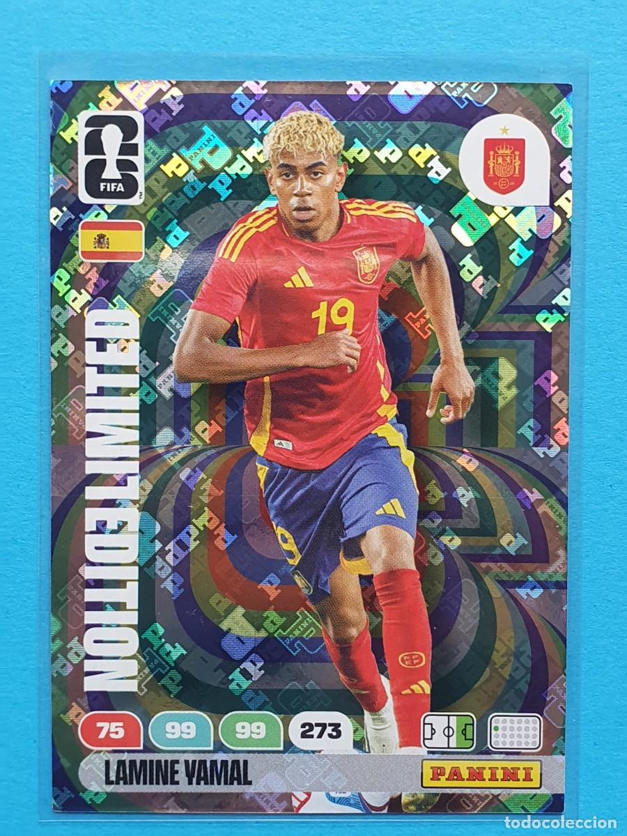 Fu&szlig;ball-Sticker: HOLOGRAM Limited Edition #LE-SP24 LAMINE YAMAL (Spain) - PANINI Adrenalyn XL FIFA World CUP 2026