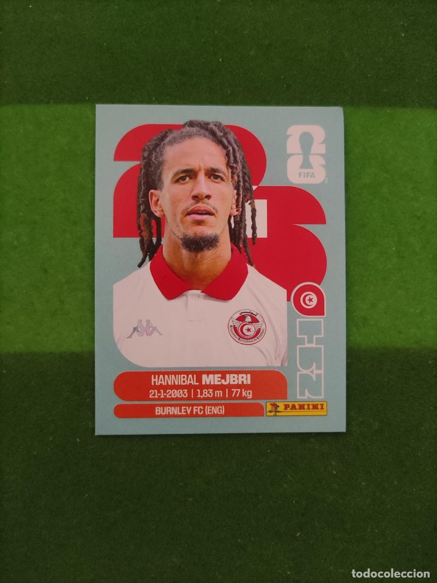 Cromos de Futebol: Mejbri T&uacute;nez TUN 14 Sticker Mundial 2026 FIFA World Cup / Sin pegar