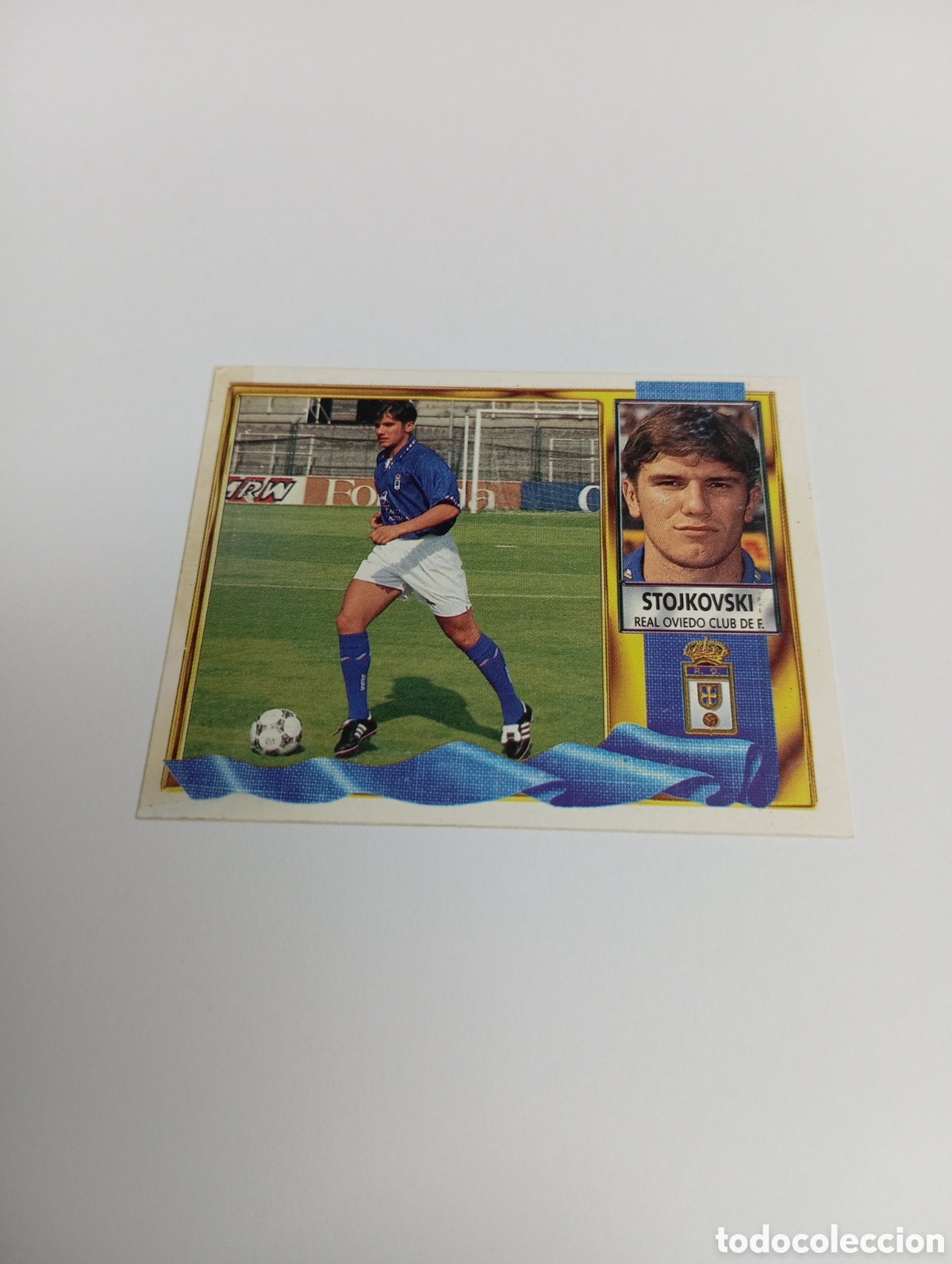 Cartes &agrave; collectionner de Football: STOJKOVSKI COLOCA Oviedo Liga Este 1995 1996 NUEVO SIN PEGAR PANINI 95 96
