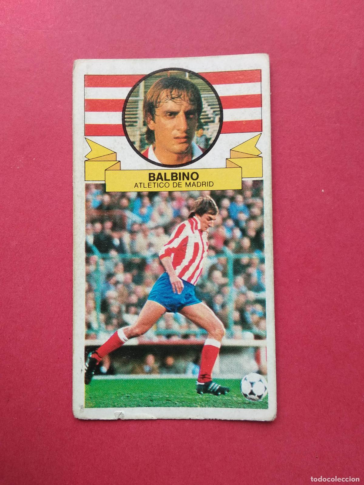 Cromos de F&uacute;tbol: EDICIONES ESTE LIGA 85 86 1985 1986 CROMO NUNCA PEGADO ATLETICO DE MADRID , BALBINO