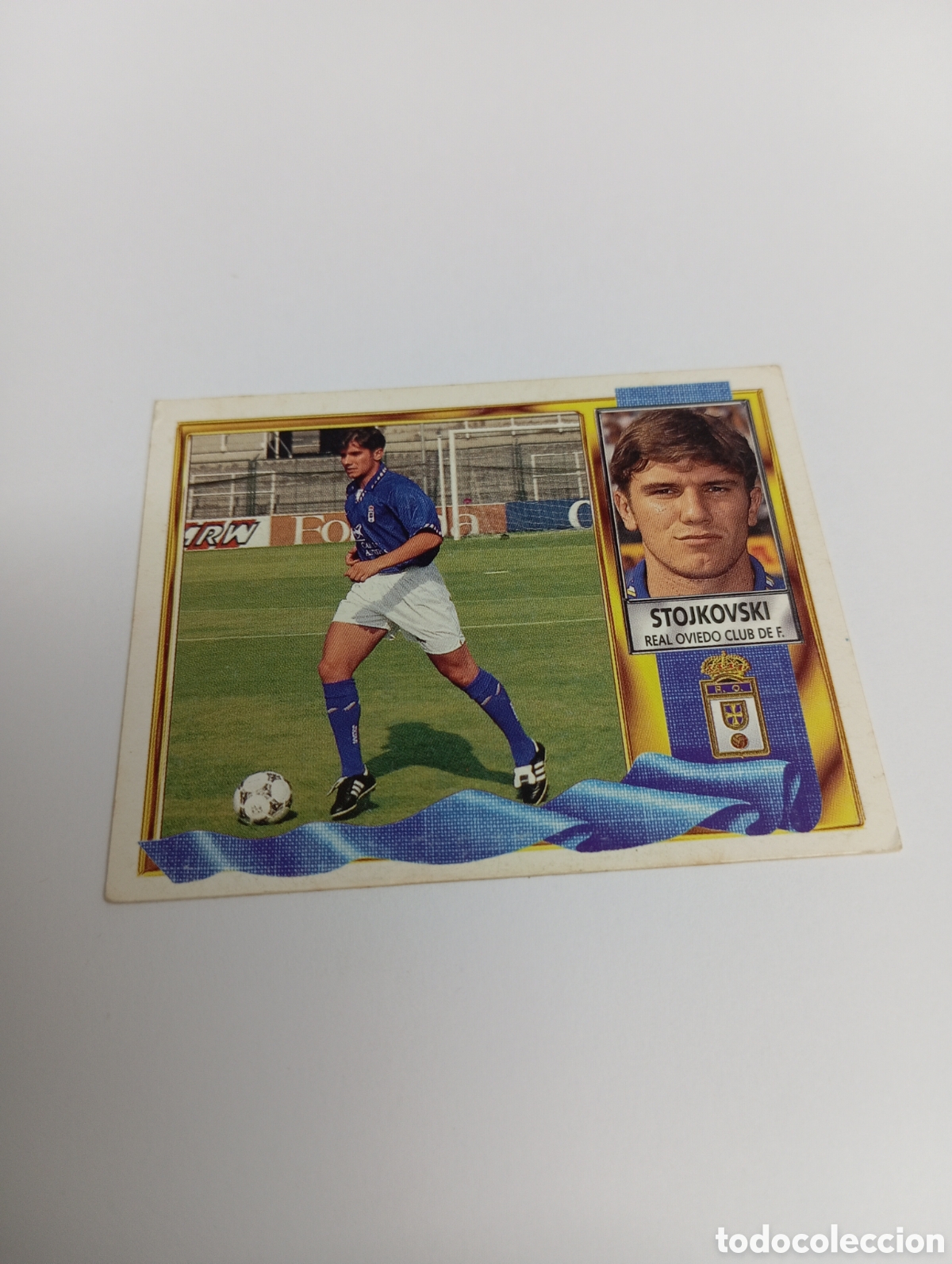 Cromos de F&uacute;tbol: STOJKOVSKI COLOCA Oviedo Liga Este 1995 1996 NUEVO SIN PEGAR PANINI 95 96