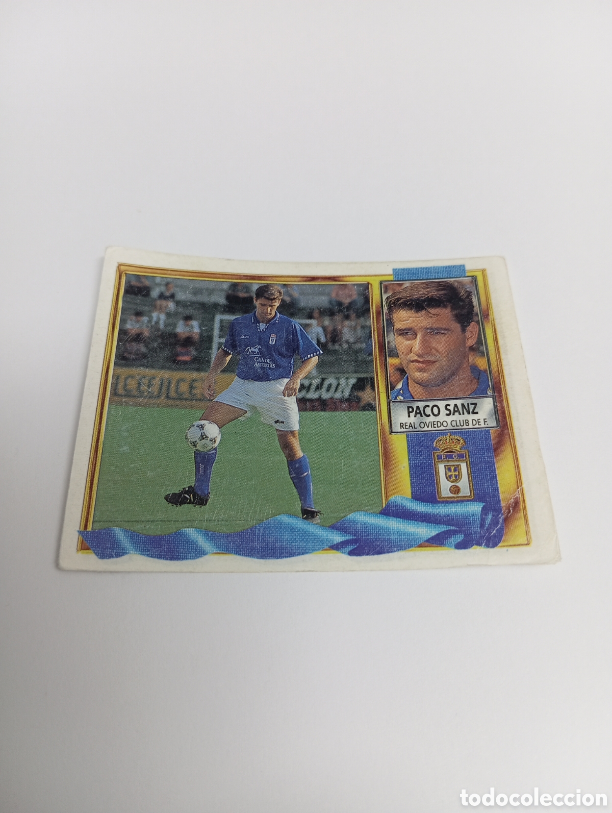 Cromos de F&uacute;tbol: PACO SANZ COLOCA Oviedo Liga Este 1995 1996 NUEVO SIN PEGAR PANINI 95 96