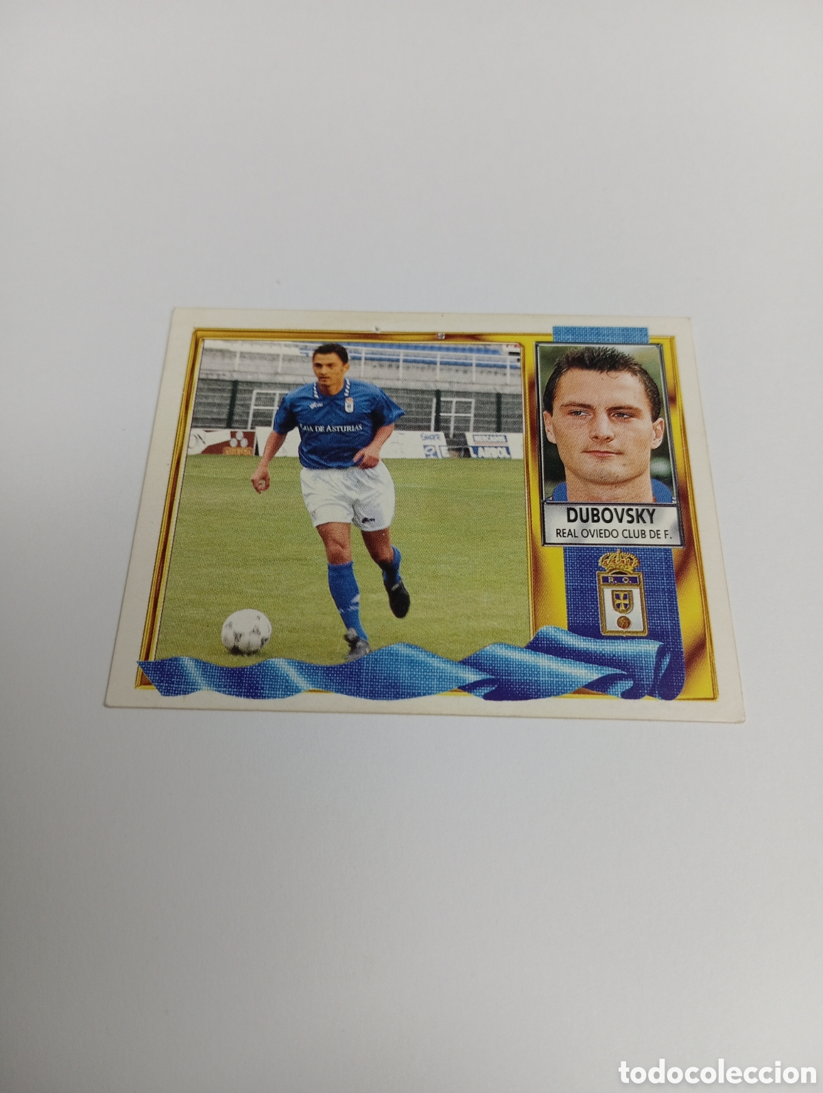 Cromos de F&uacute;tbol: DUBOSKY COLOCA Oviedo Liga Este 1995 1996 NUEVO SIN PEGAR PANINI 95 96