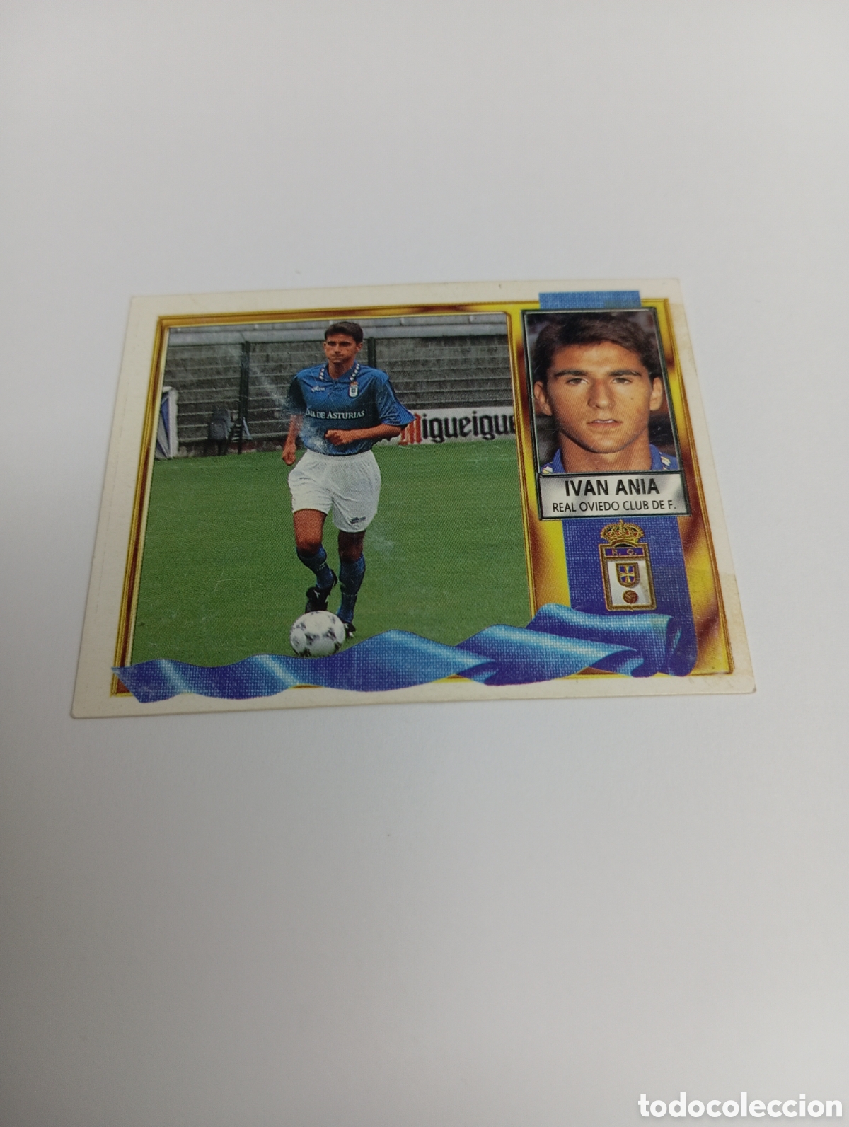 Cromos de F&uacute;tbol: IVAN ANIA Oviedo Liga Este 1995 1996 NUEVO SIN PEGAR PANINI 95 96