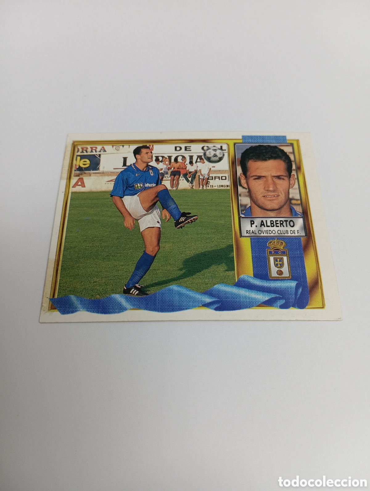 Cromos de F&uacute;tbol: PEDRO ALBERTO Oviedo Liga Este 1995 1996 NUEVO SIN PEGAR PANINI 95 96