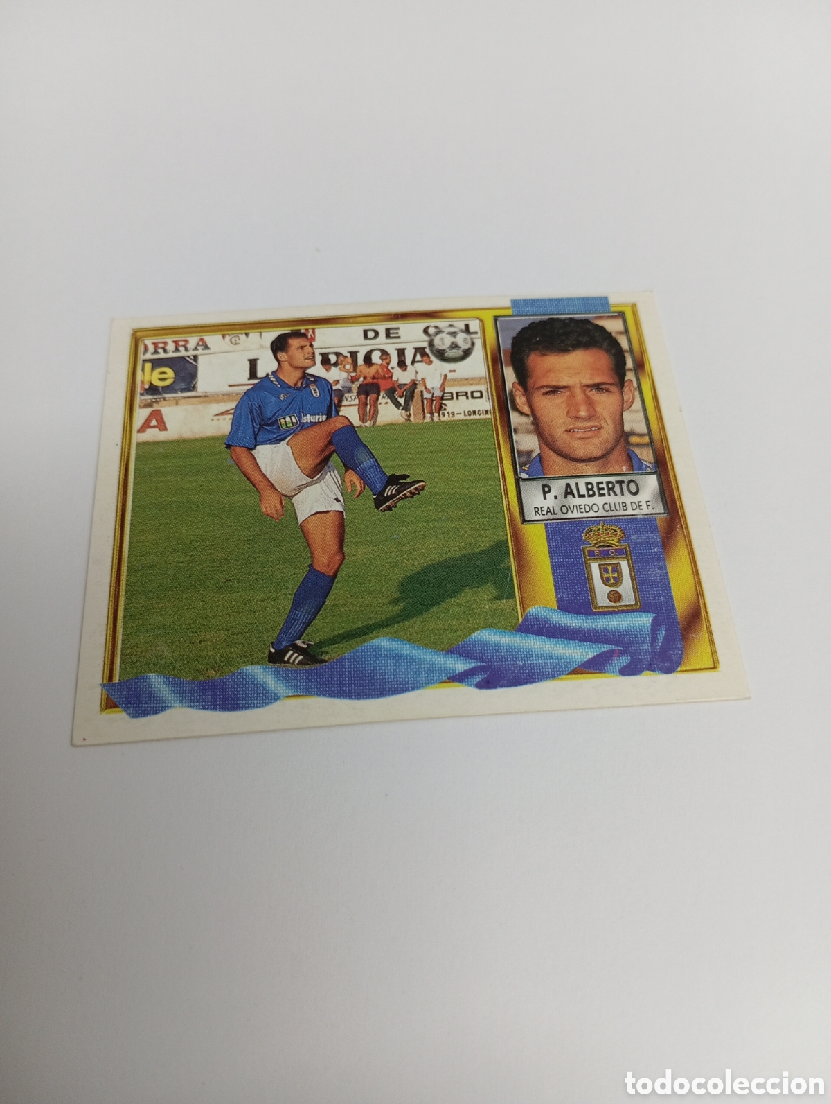 Cromos de F&uacute;tbol: PEDRO ALBERTO Oviedo Liga Este 1995 1996 NUEVO SIN PEGAR PANINI 95 96