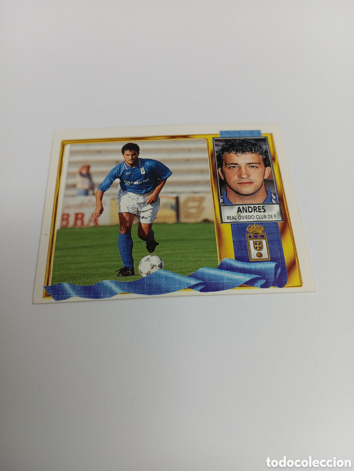 Cromos de F&uacute;tbol: ANDR&Eacute;S Oviedo Liga Este 1995 1996 NUEVO SIN PEGAR PANINI 95 96