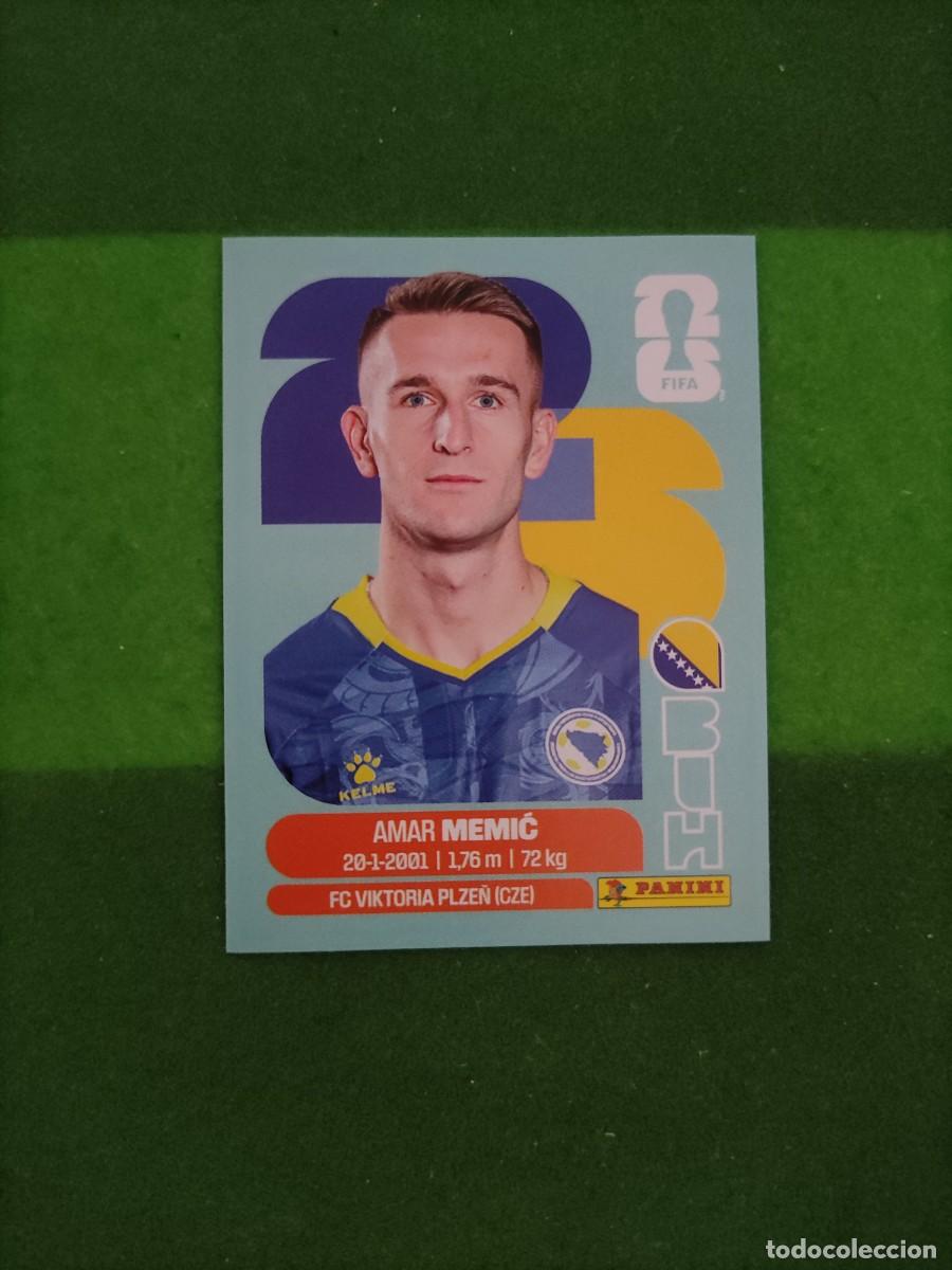 Cromos de F&uacute;tbol: Memić Bosnia Herzegovina BIH 16 Sticker Mundial 2026 FIFA World Cup / Sin pegar